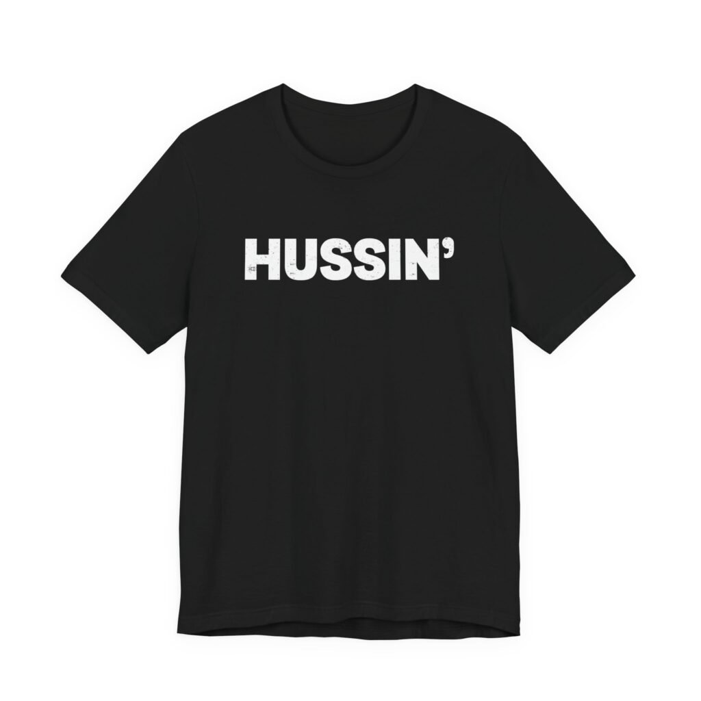 HUSSIN’ Distressed Lettering Graphic