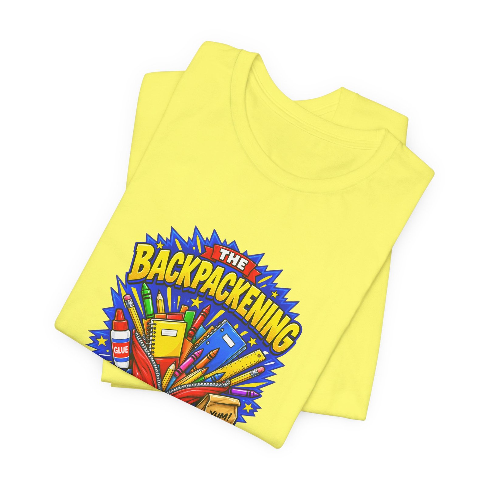 The Backpackening School Supplies Graphic Tee - Image 19