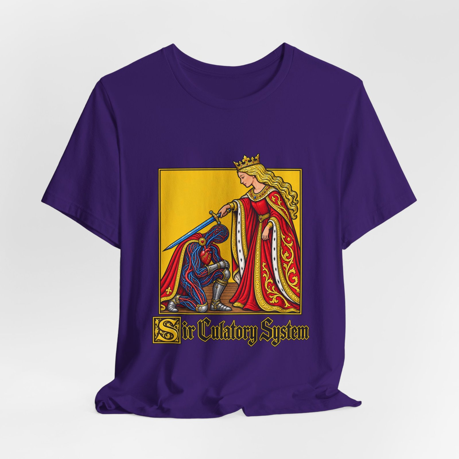 Sir Culatory System Funny Circulatory Anatomy Pun Graphic Tee - Image 40