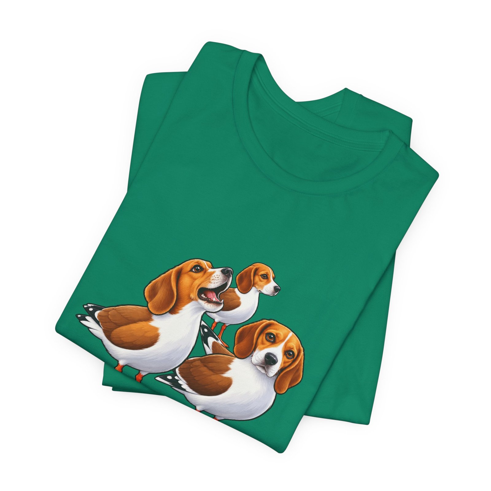 Beagulls Funny Beagle Seagull Pun Hybrid Birds Graphic Tee - Image 27