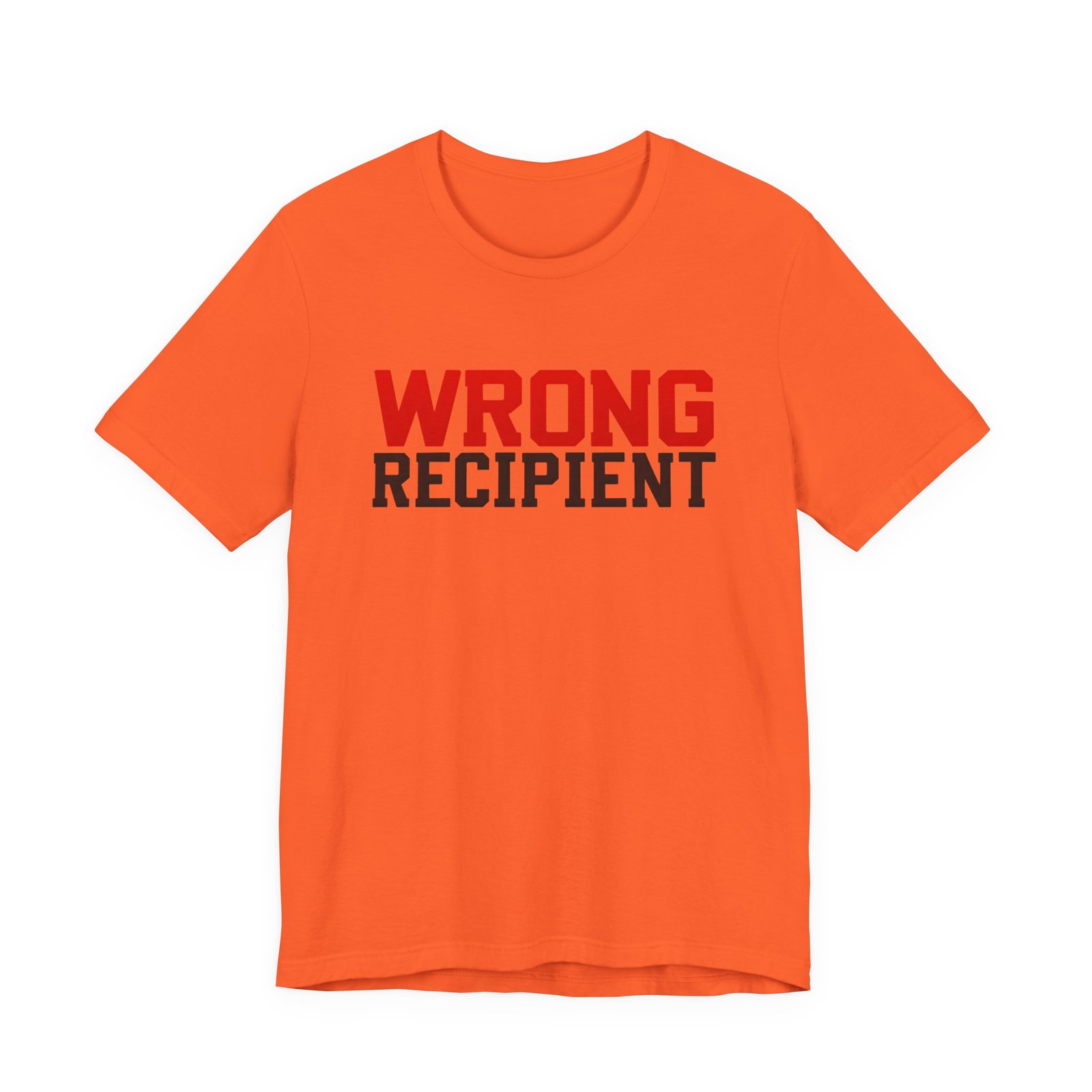 Wrong Recipient Misdelivery Message Alert Graphic Tee - Image 5