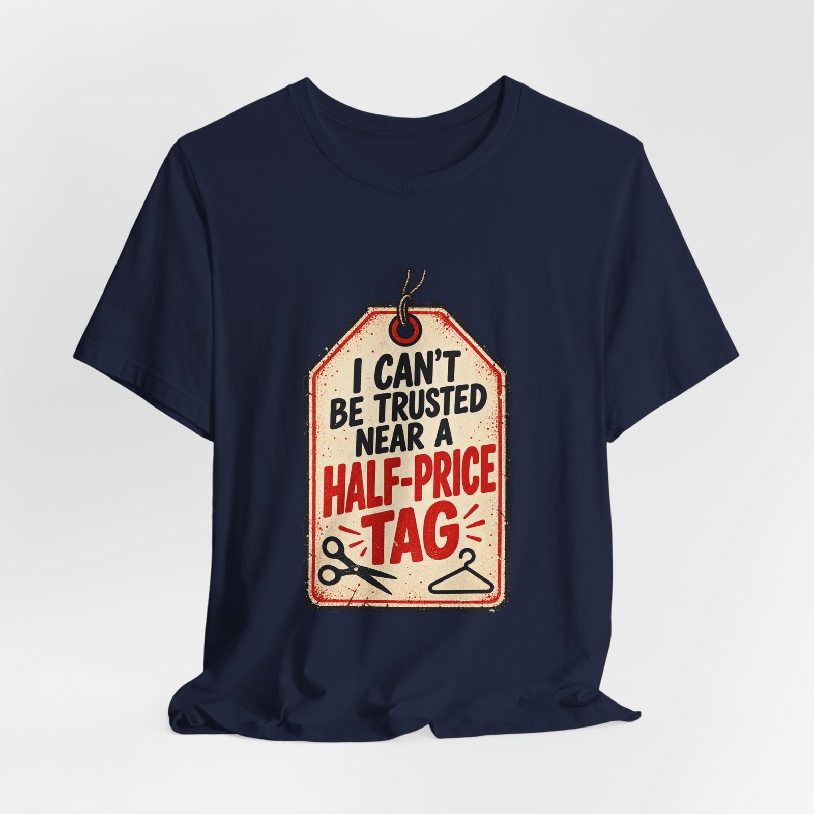 Funny Half Price Tag Bargain Shopping Graphic - Image 36