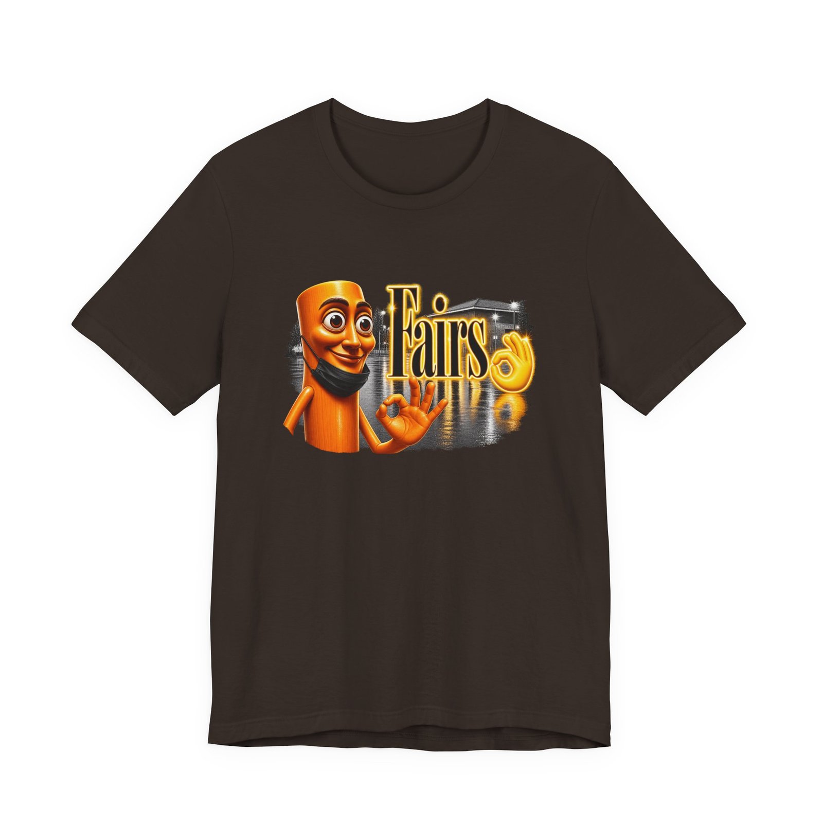 Fairs OK Hand Tung Sahur Brainrot Graphic Tee - Image 9