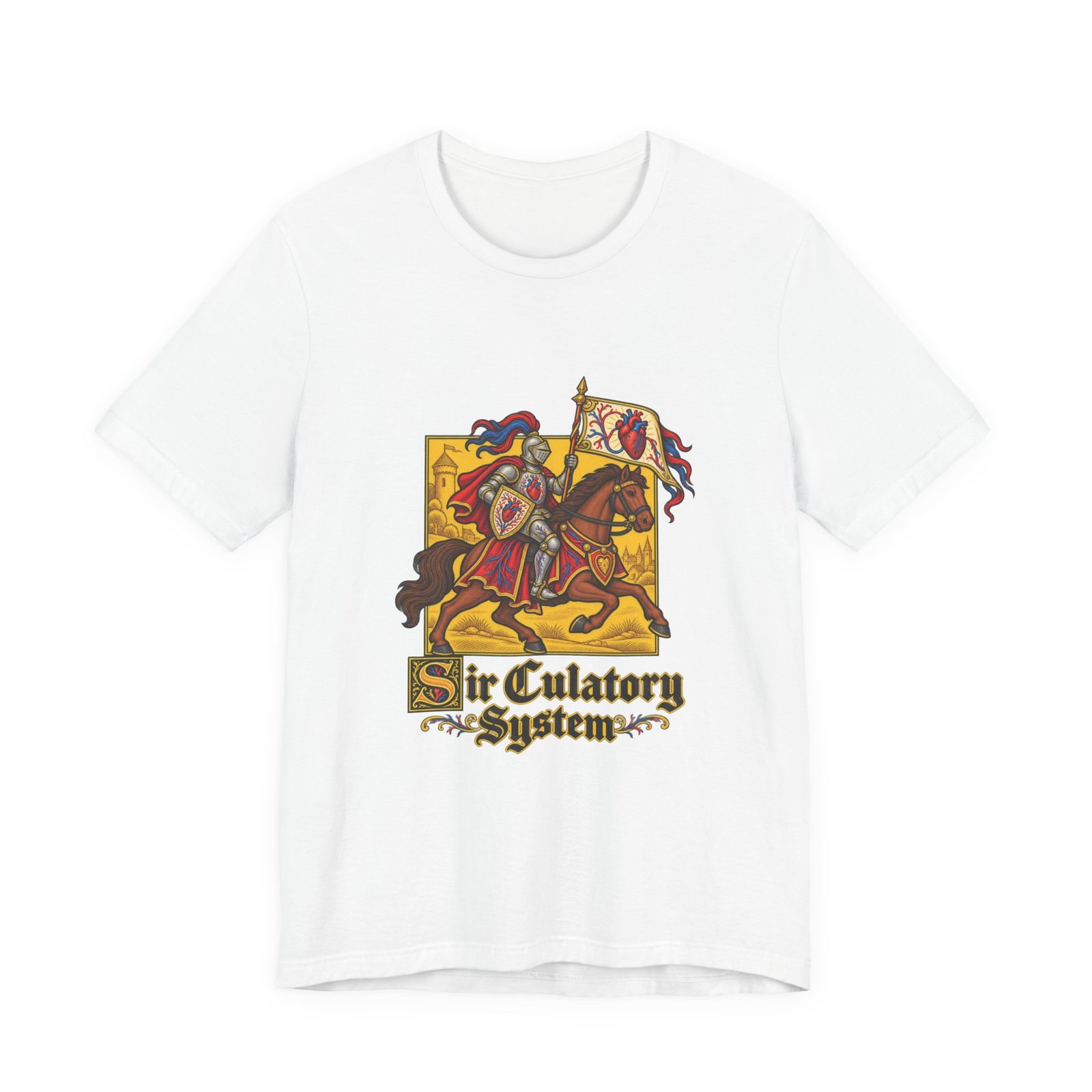 Sir Culatory System Medieval Knight Anatomy Pun