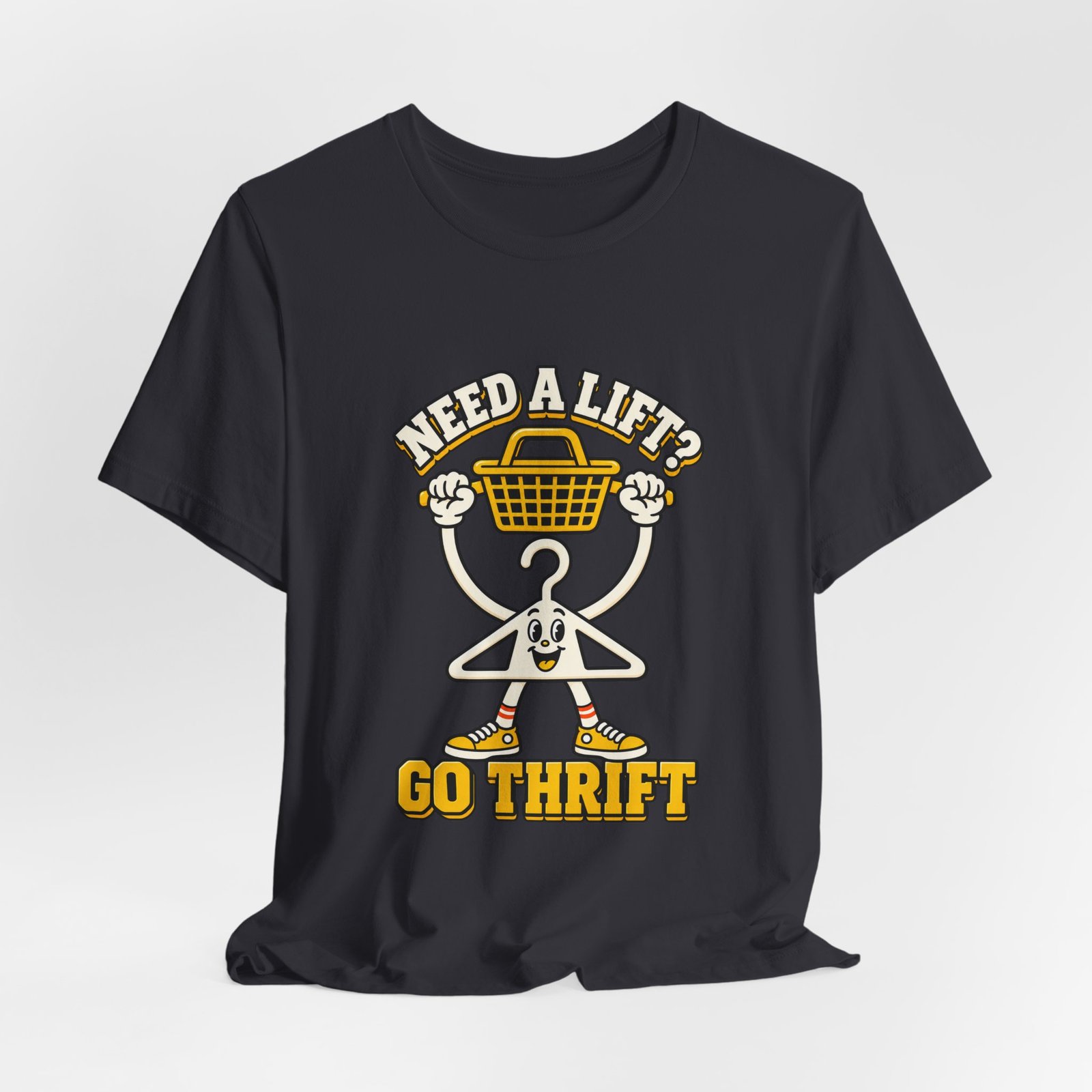 Need A Lift Go Thrift Clothes Hanger Pun - Image 24