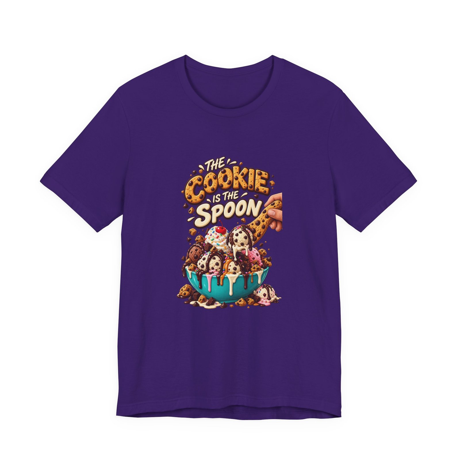 The Cookie Is the Spoon Ice Cream Dessert Graphic - Image 37