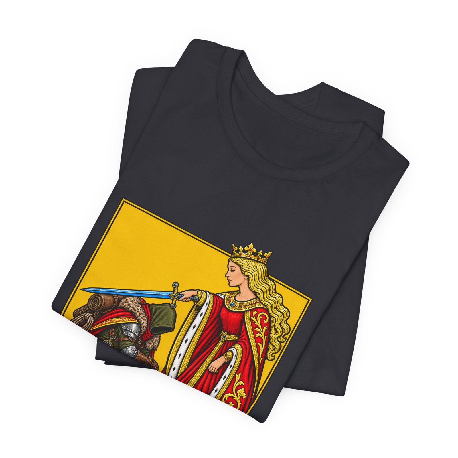 Sir Vival Instinct Medieval Survivalist Pun Graphic Tee - Image 23