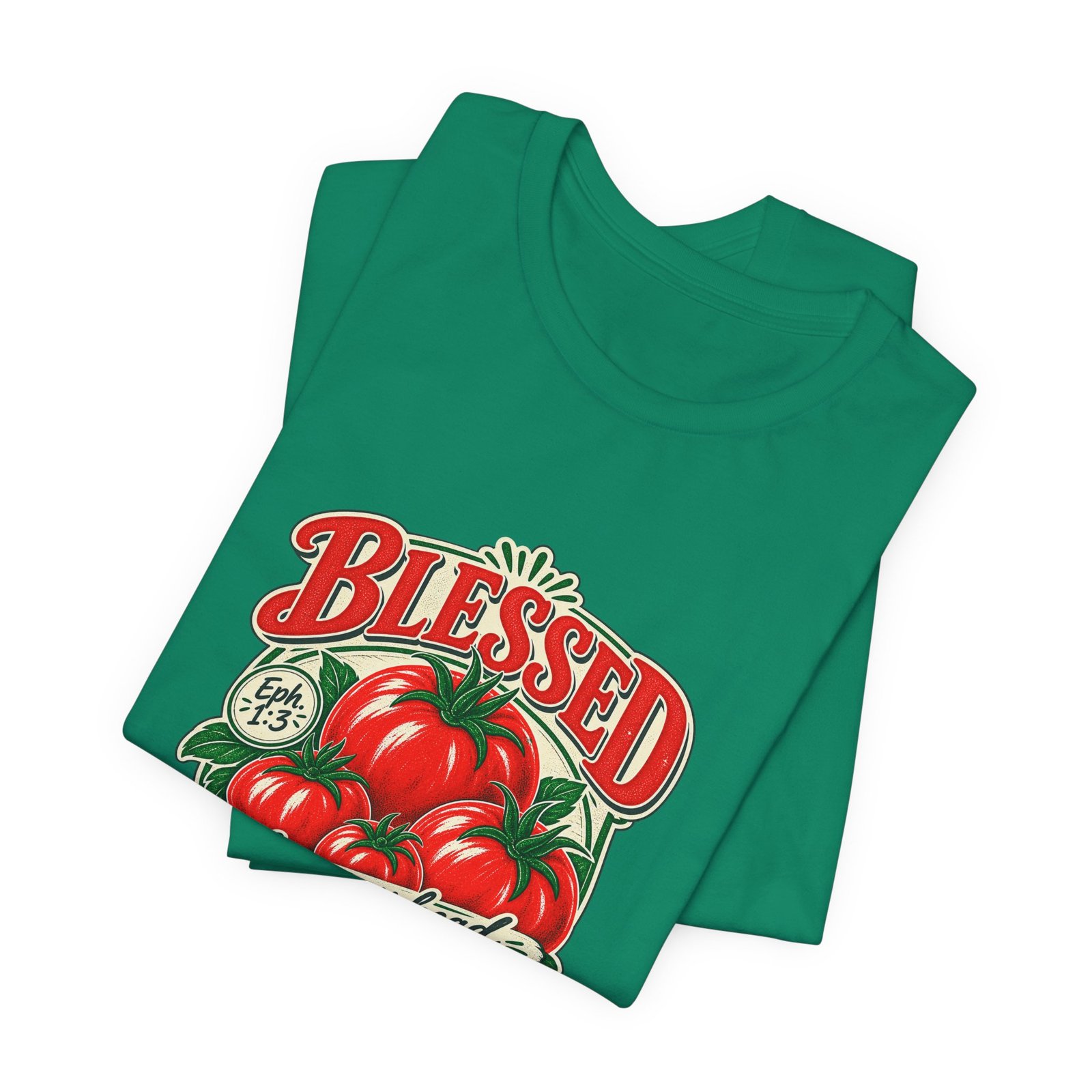 Blessed From My Head To-Ma-Toes Tomato Pun Graphic Tee - Image 27