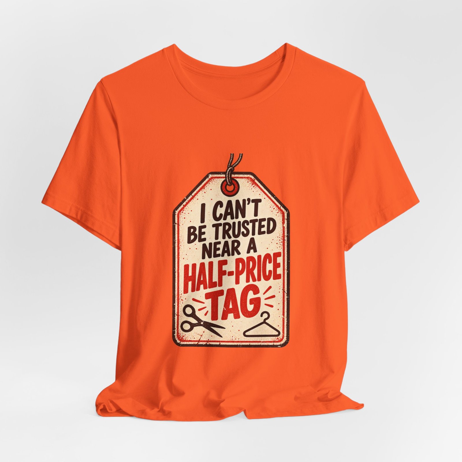 Funny Half Price Tag Bargain Shopping Graphic - Image 8