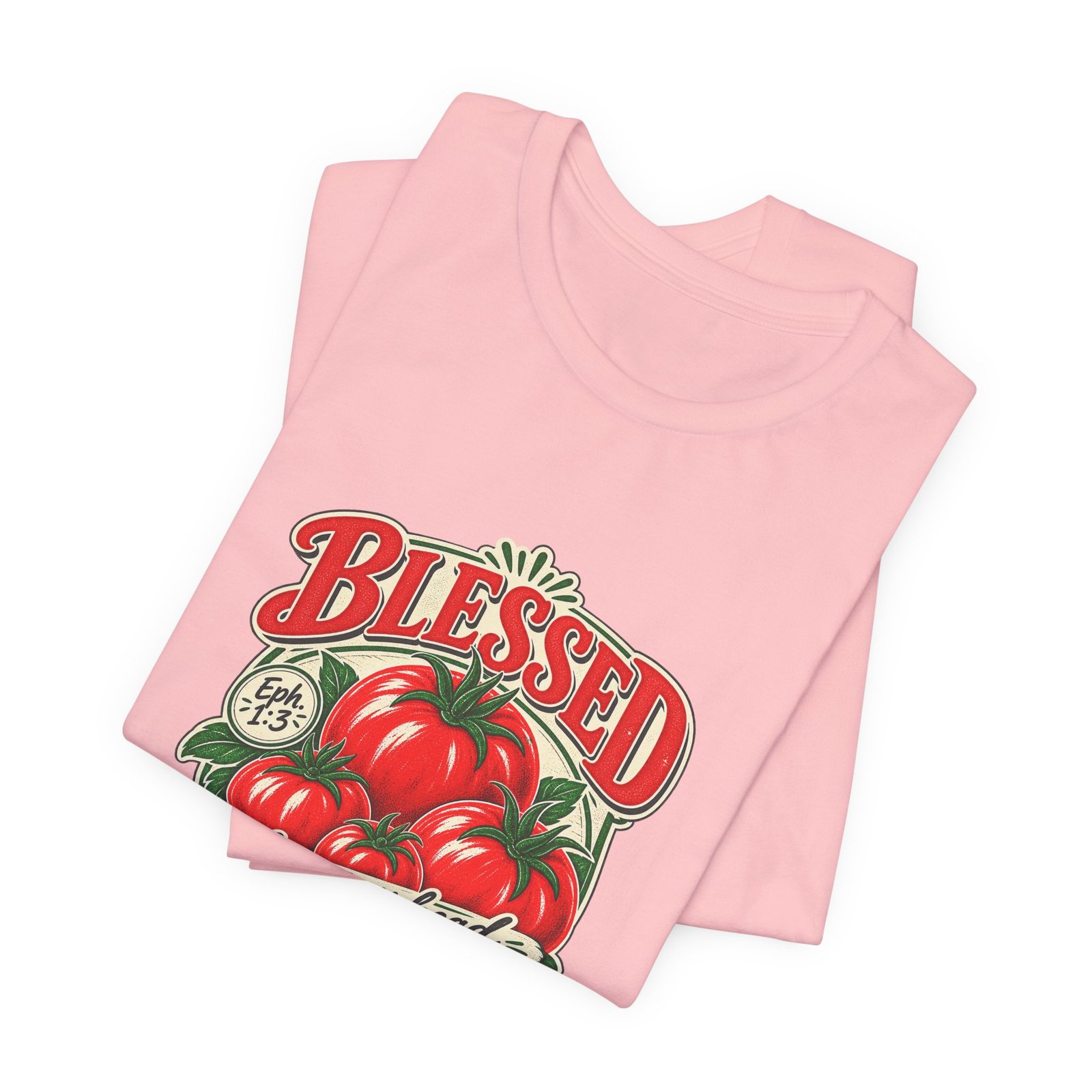 Blessed From My Head To-Ma-Toes Tomato Pun Graphic Tee - Image 43
