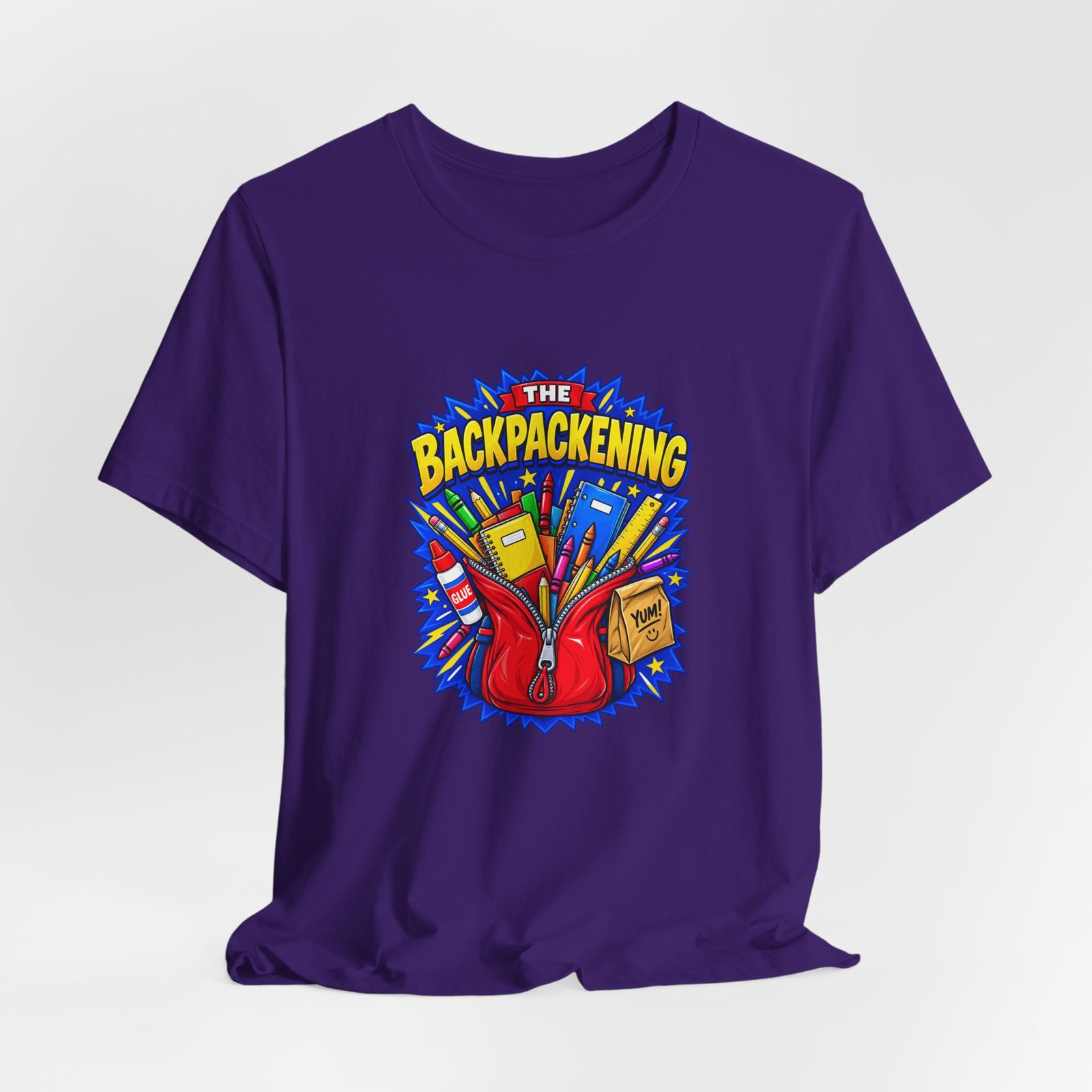 The Backpackening School Supplies Graphic Tee - Image 40