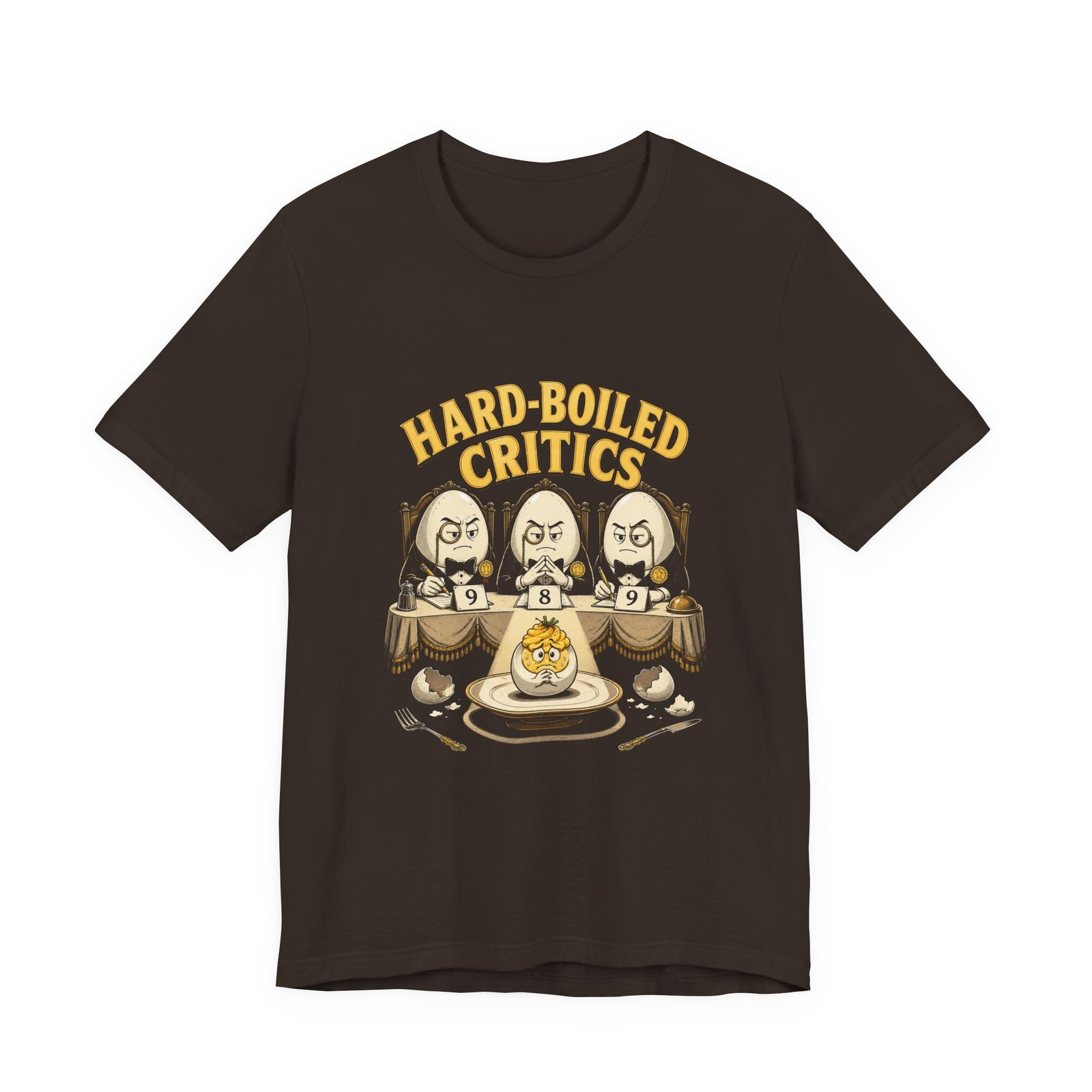 Hard Boiled Critics Egg Judges Graphic