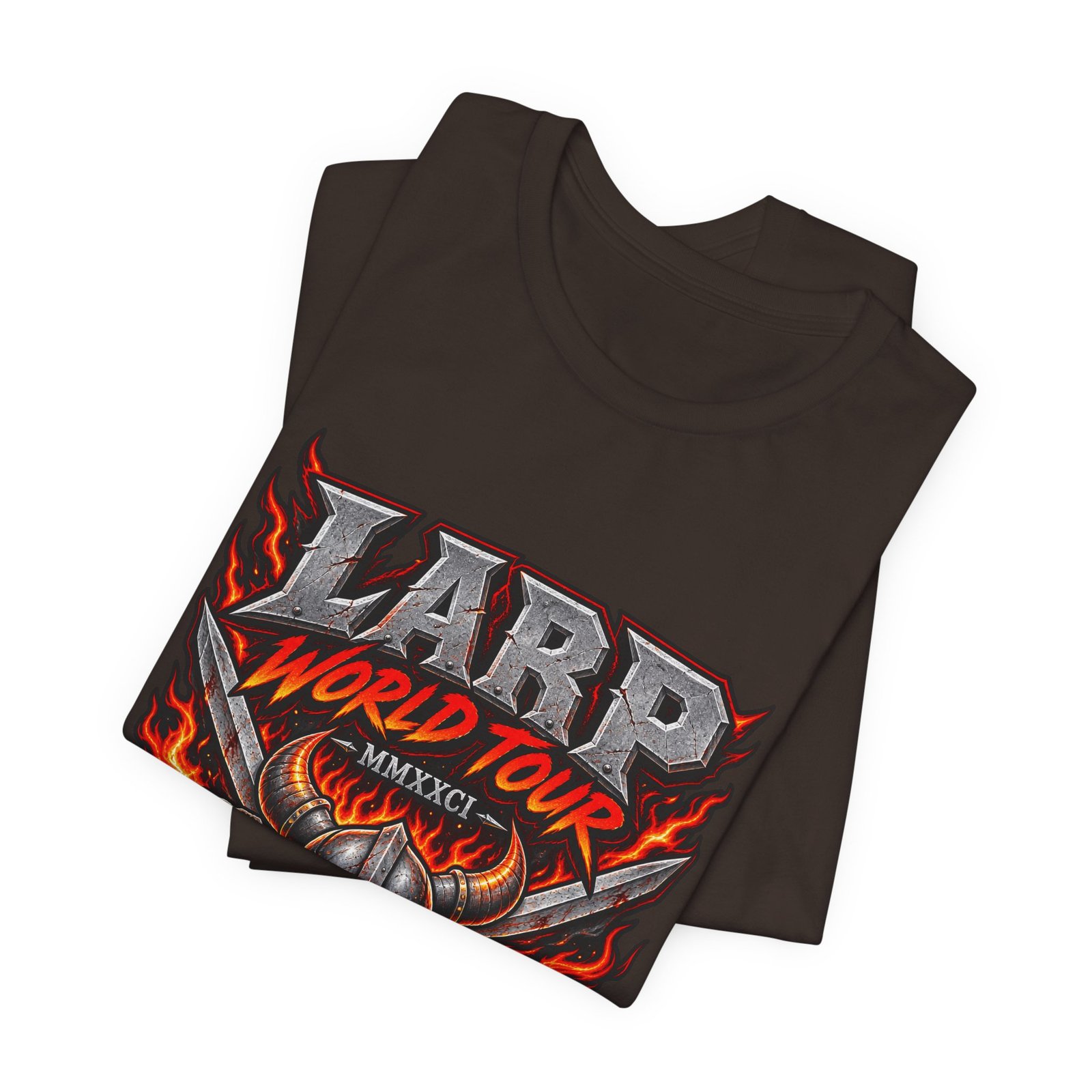 LARP Tour Fantasy Role Playing Humor Graphic Tee - Image 3