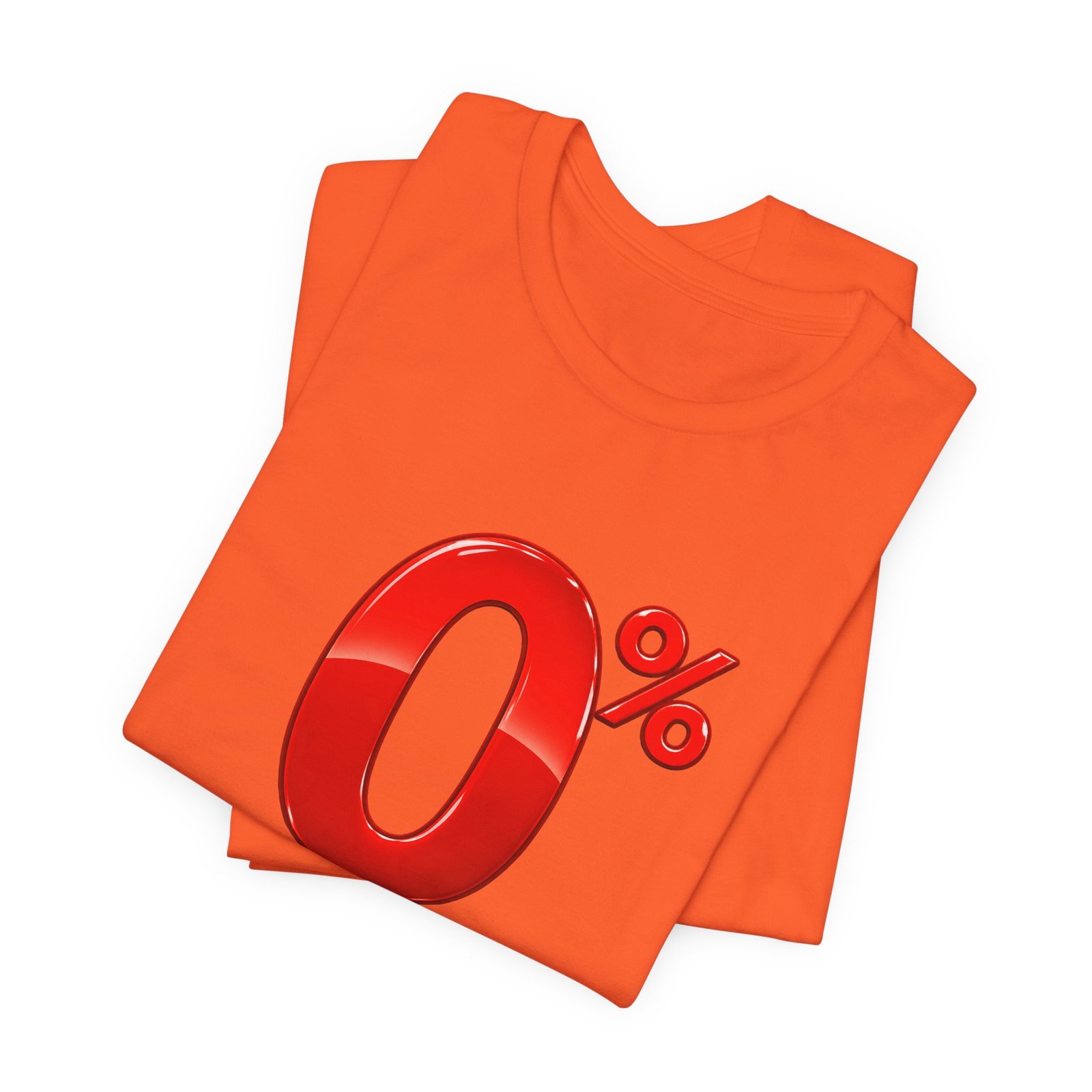 0% Interest Halloween Costume Rejection Joke Graphic Tee - Image 7