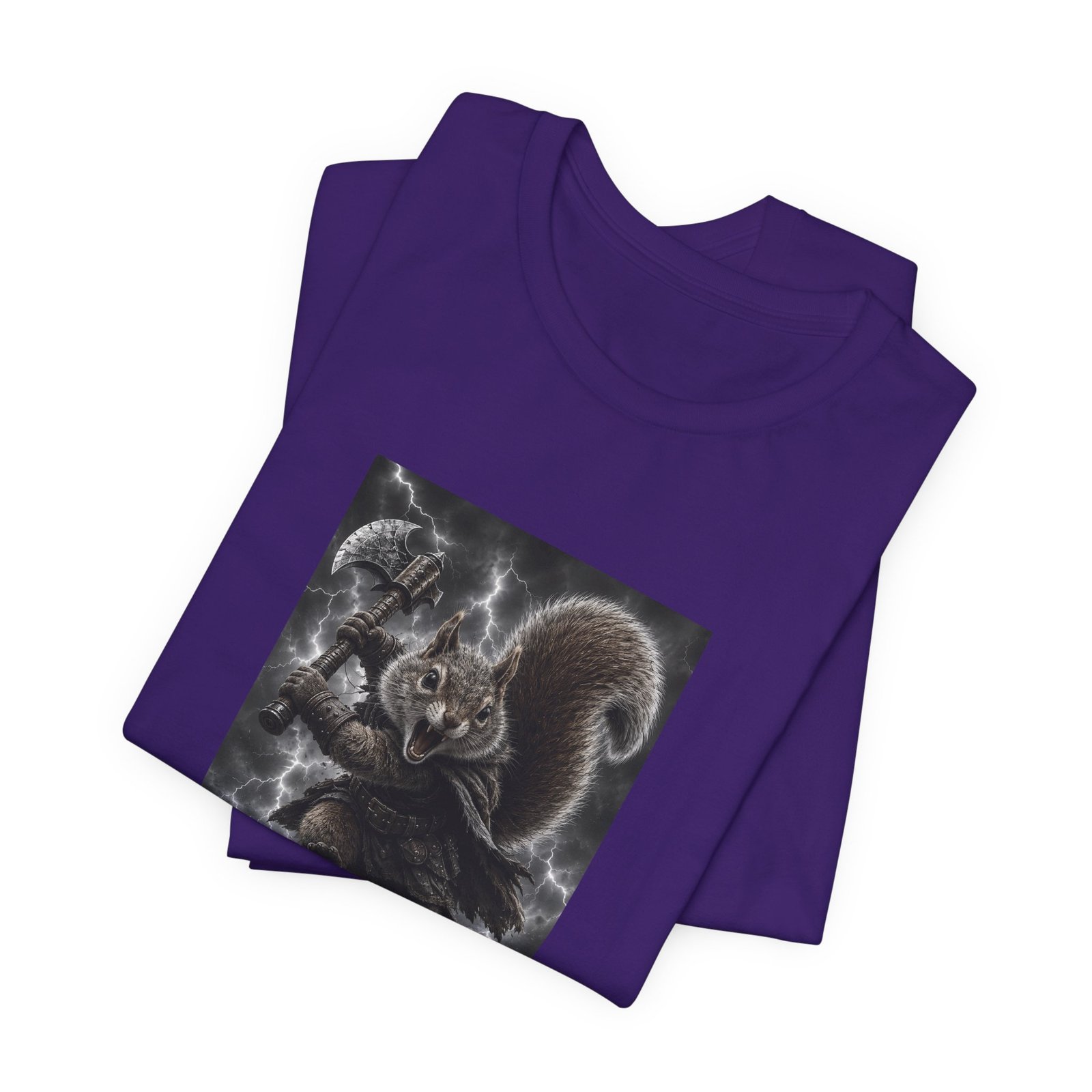 Epic Squirrel Warrior With Axe Graphic Tee - Image 39