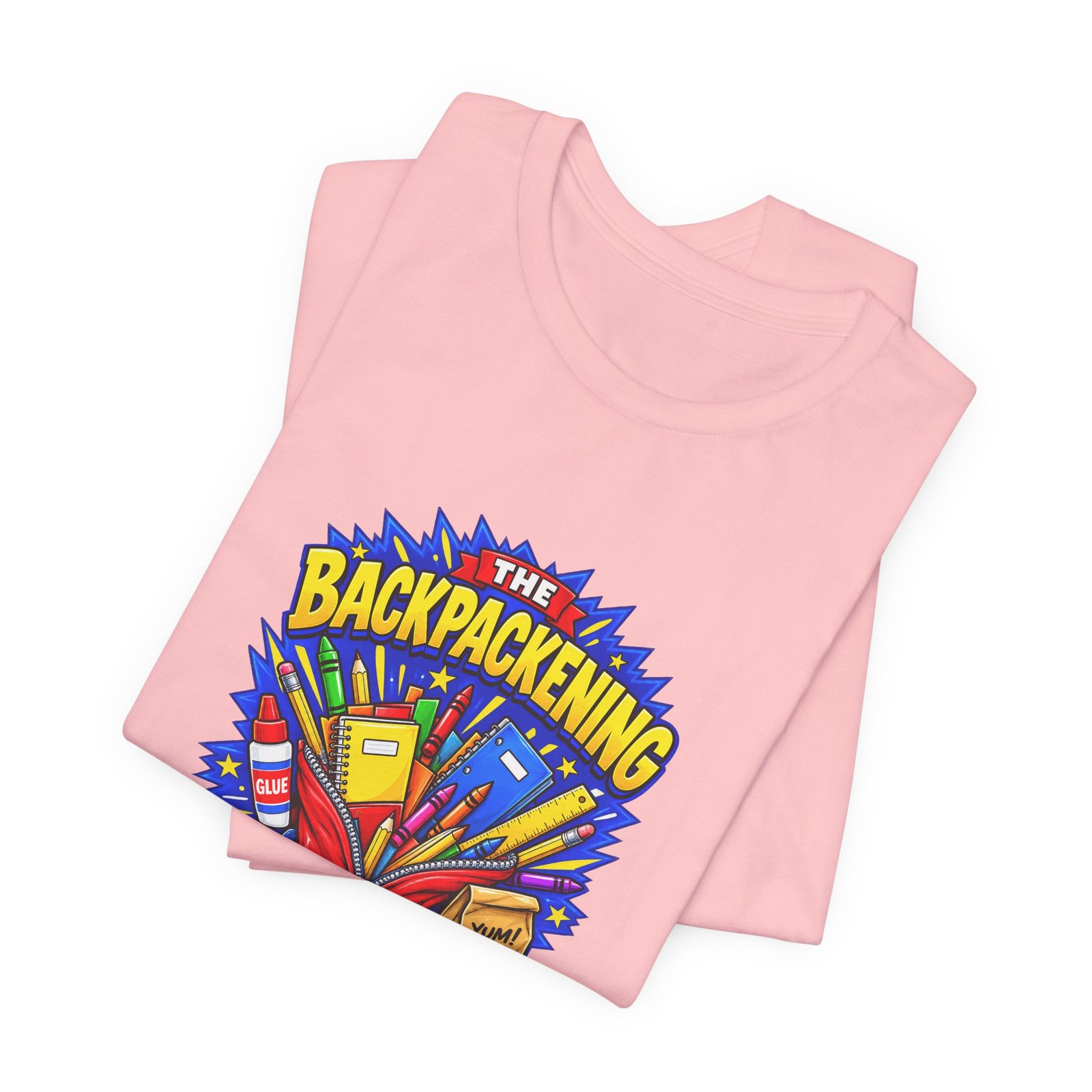 The Backpackening School Supplies Graphic Tee - Image 43