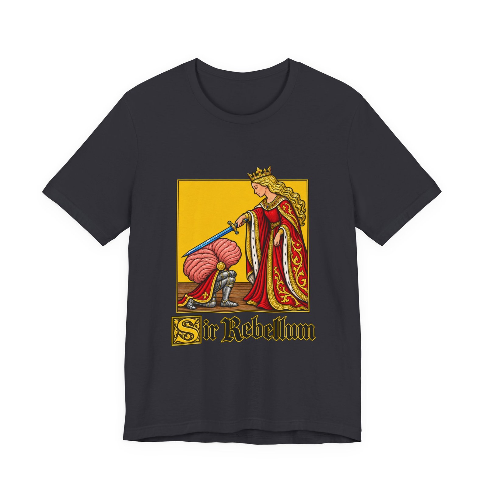 Medieval Cerebellum Knight Anatomy Pun Tee - Image 21