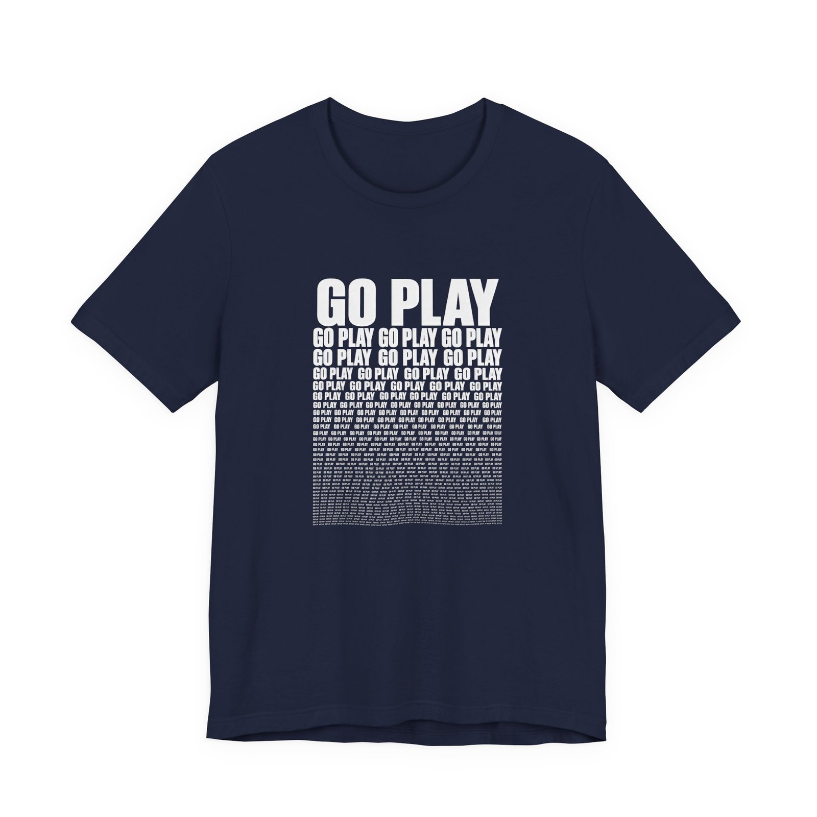 Go Play Repeating Typography Graphic Tee - Image 21