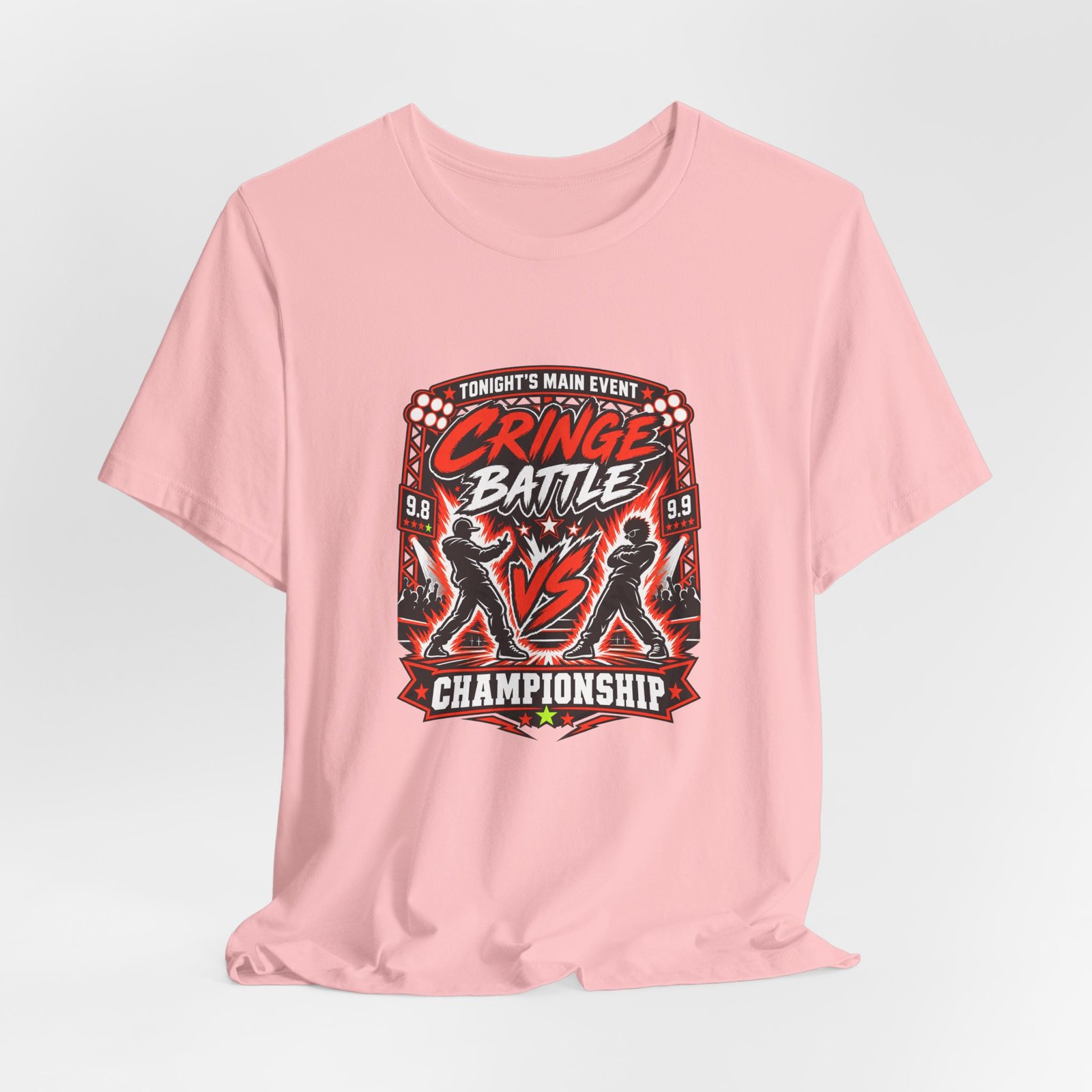 Tonight's Main Event Cringe Battle Championship Graphic Tee - Image 44