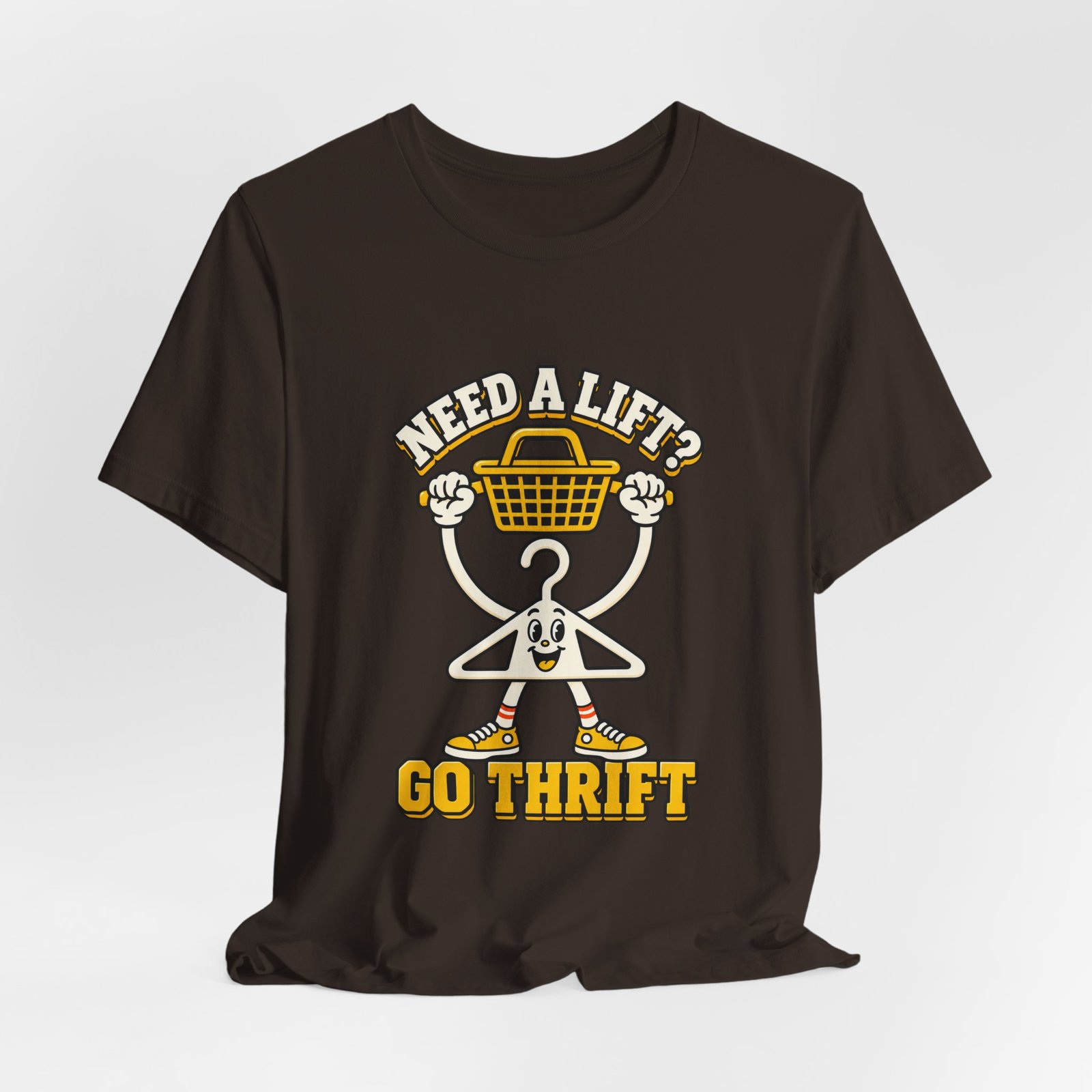 Need A Lift Go Thrift Clothes Hanger Pun - Image 12
