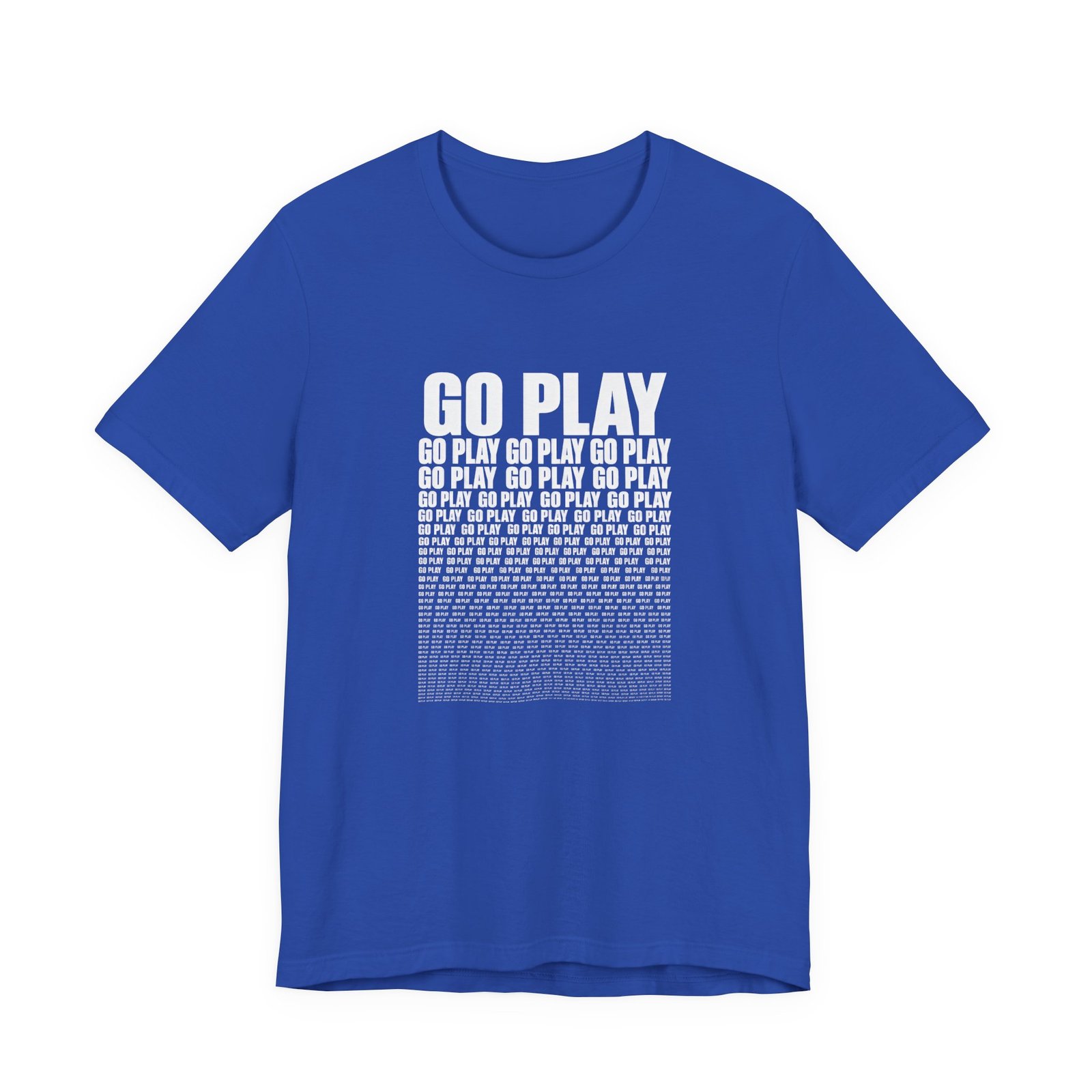 Go Play Repeating Typography Graphic Tee - Image 17