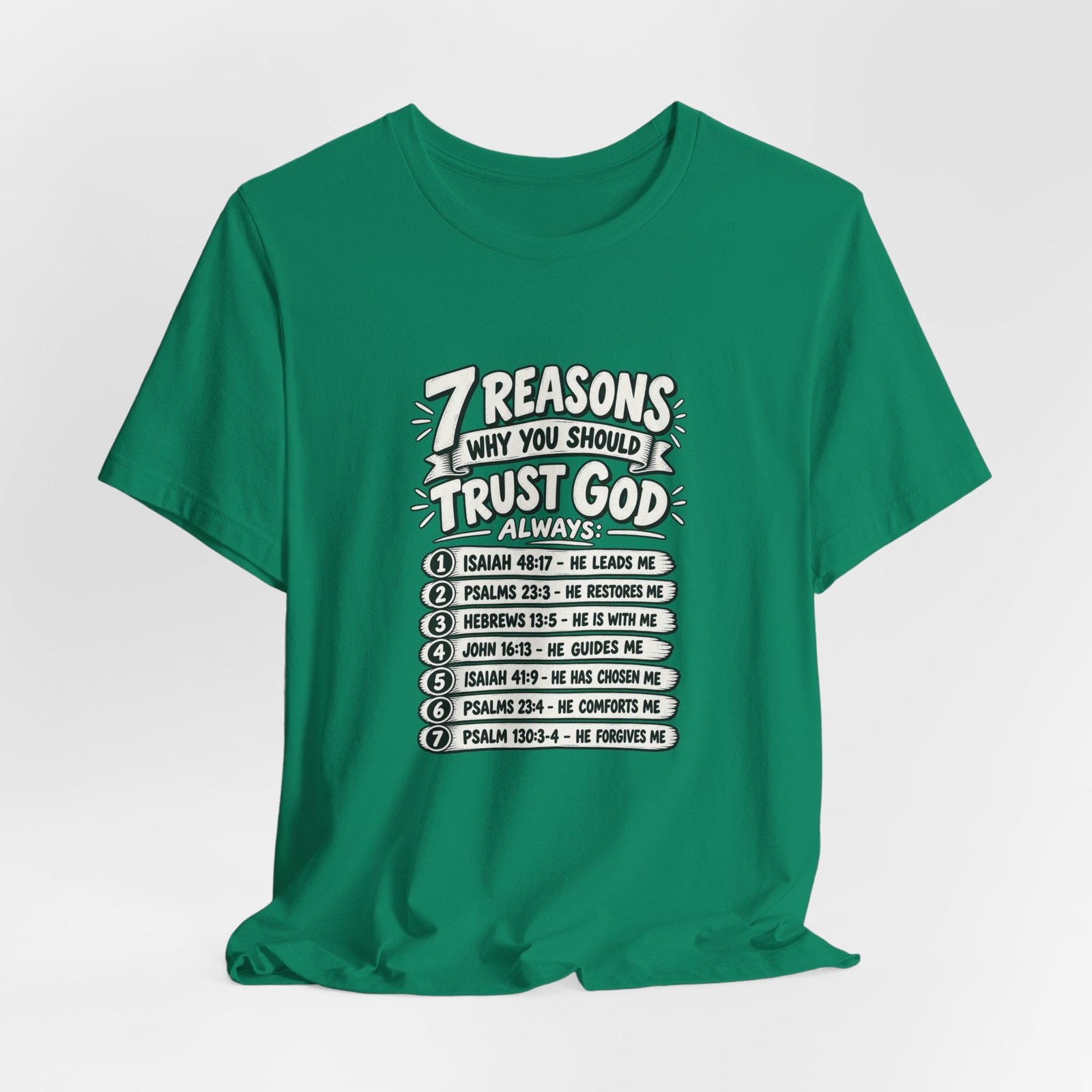 Seven Reasons to Trust God Always Scripture Encouragement - Image 28