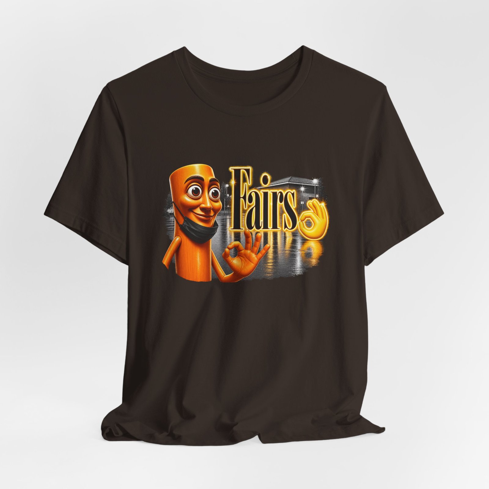 Fairs OK Hand Tung Sahur Brainrot Graphic Tee - Image 12