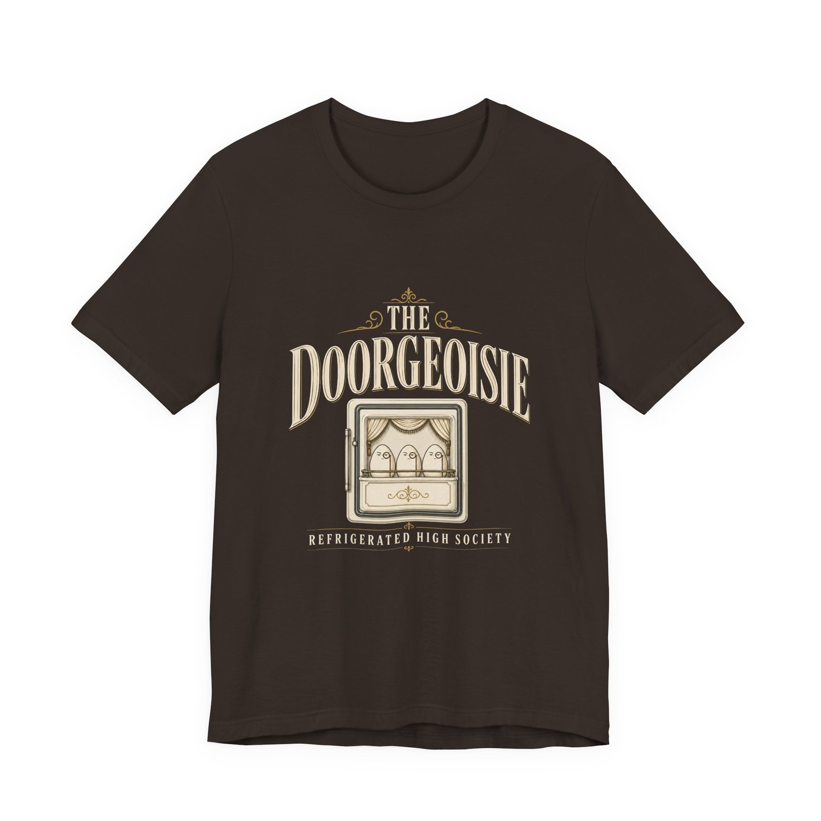 The Doorgeoisie Refrigerated Egg Society Humor Graphic Tee