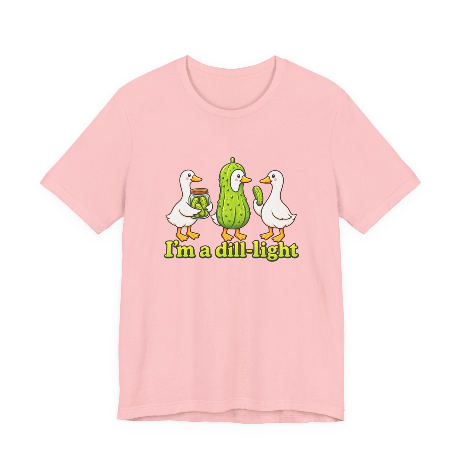 I'm A Dill-Light Funny Goose Pickle Pun Graphic Tee - Image 41