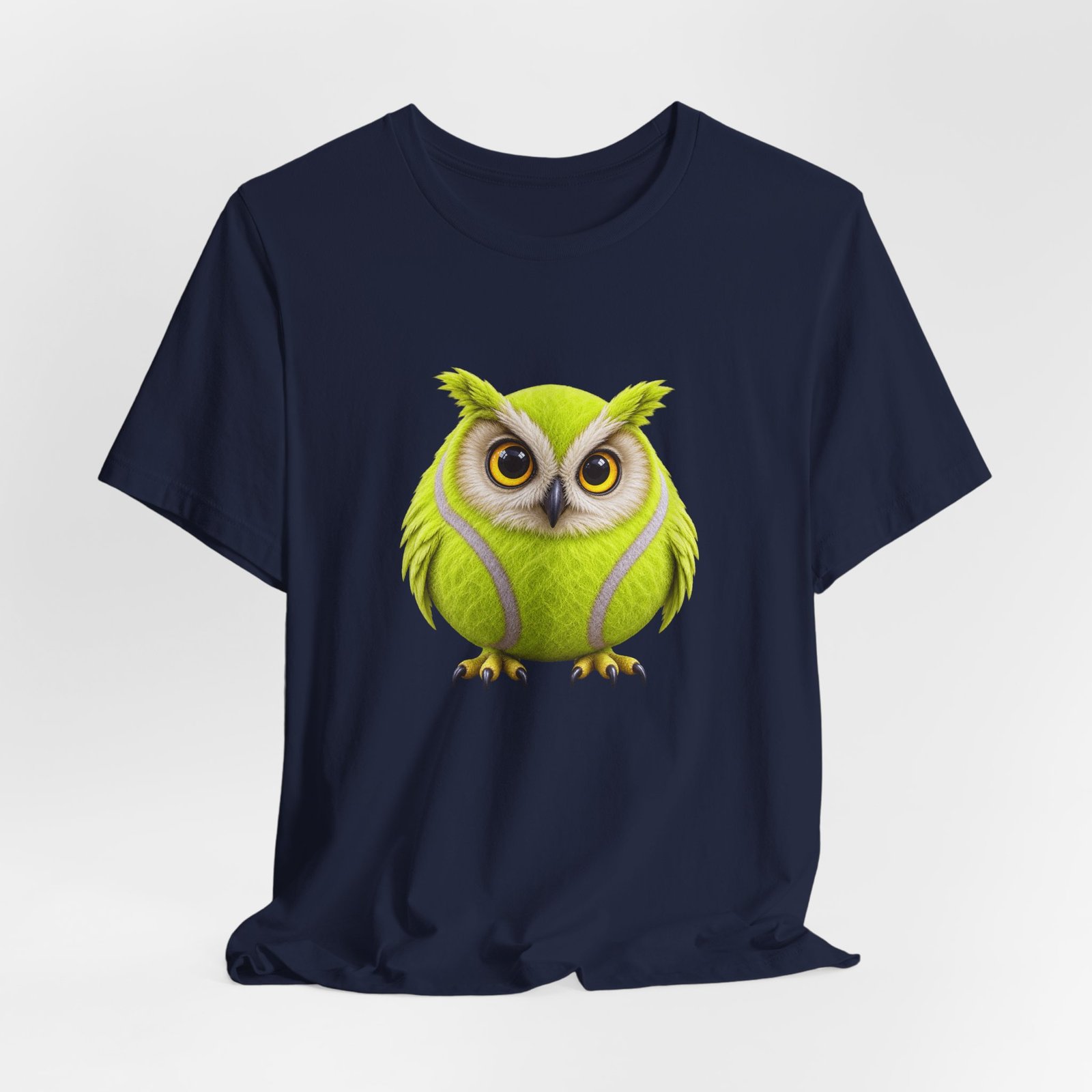 Tennis Ball Owl Meme Graphic Tee - Image 36
