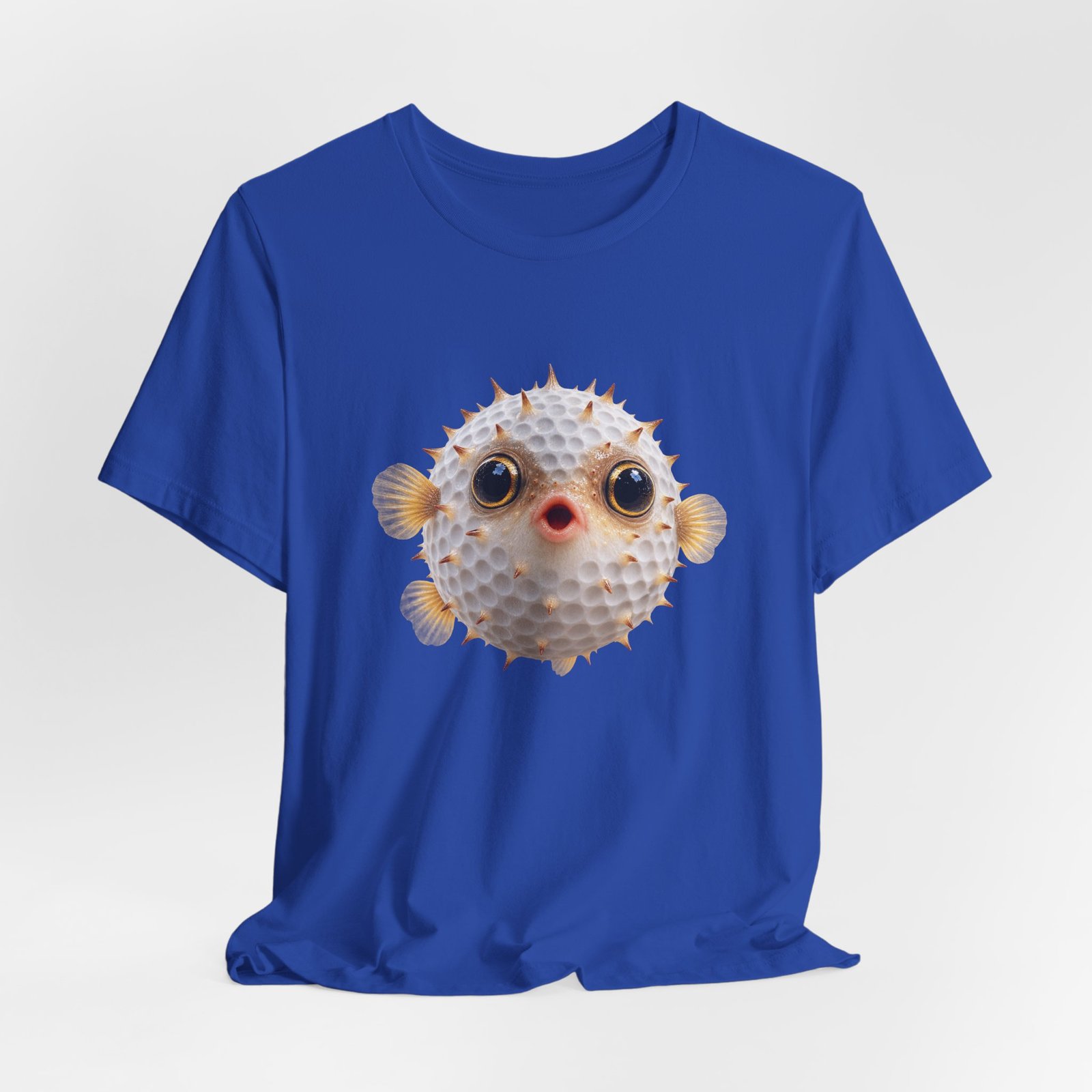 Golf Ball Pufferfish Graphic Tee - Image 32