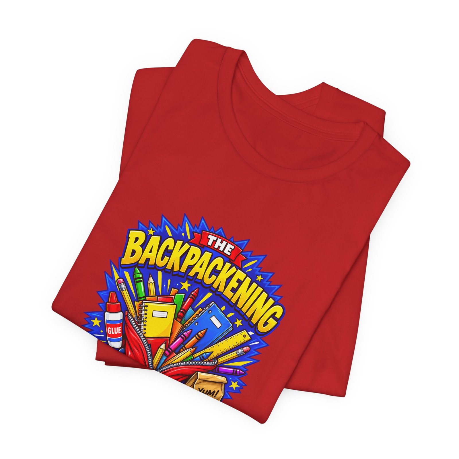 The Backpackening School Supplies Graphic Tee - Image 47