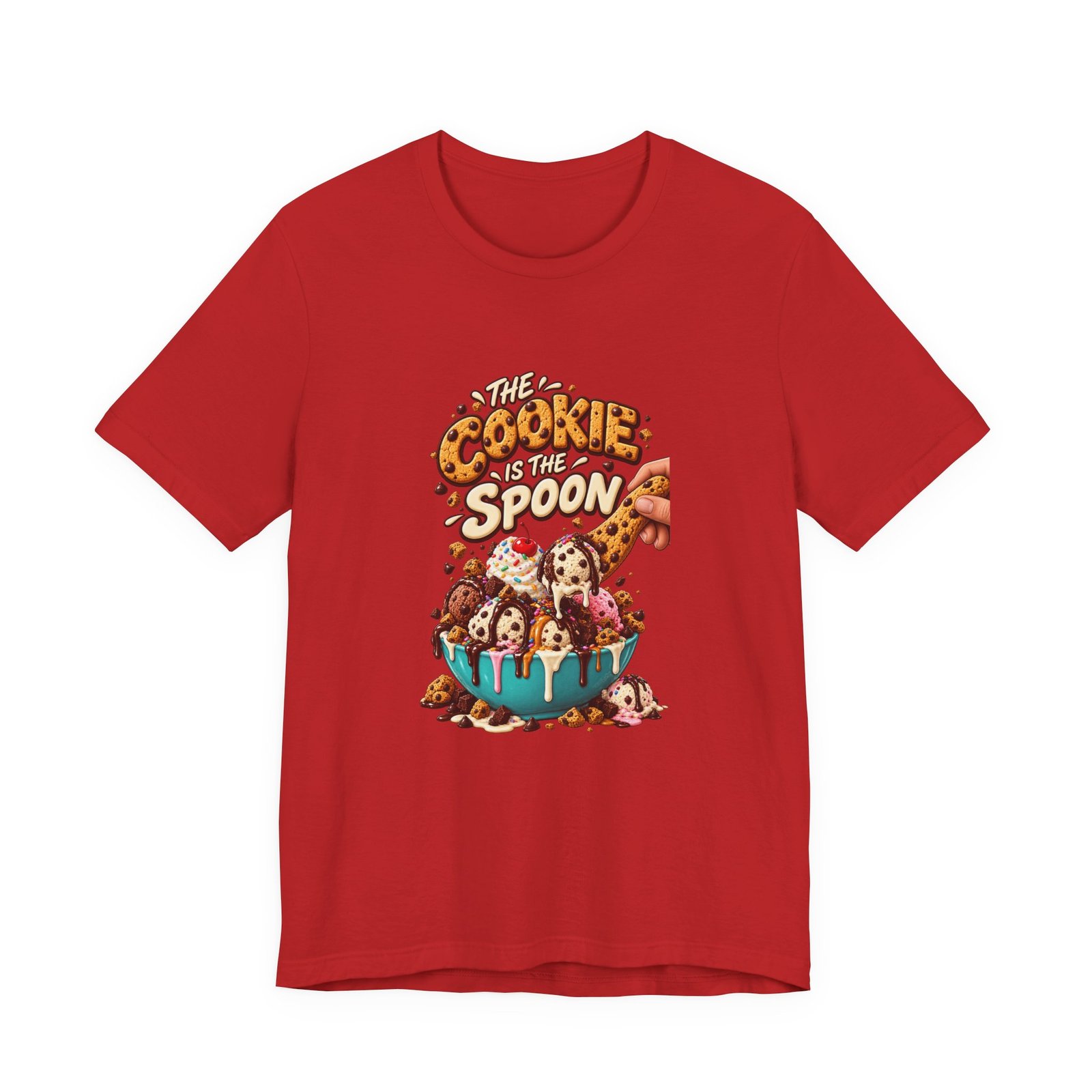 The Cookie Is the Spoon Ice Cream Dessert Graphic - Image 45