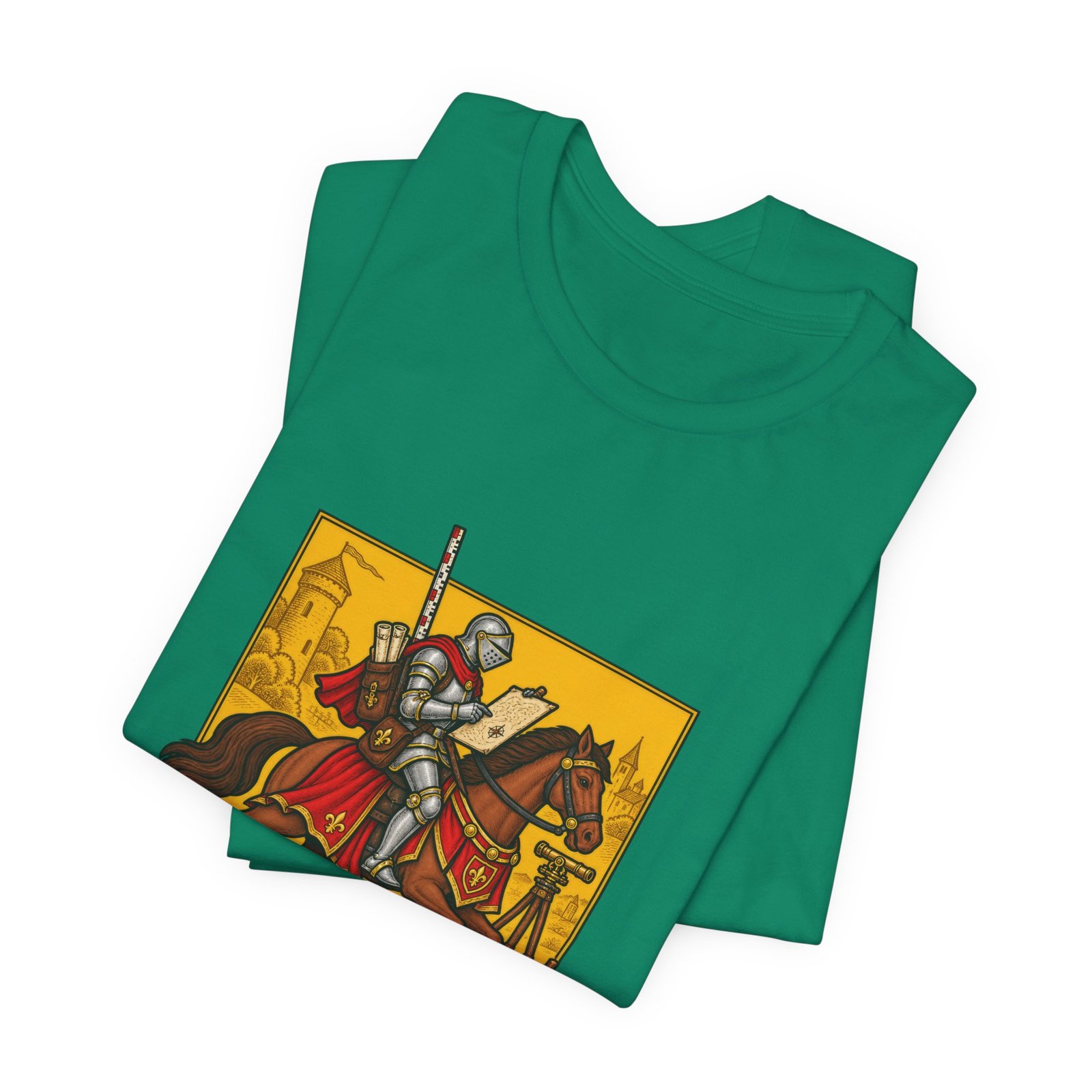 Sir Vey Says Medieval Surveyor Knight Tee - Image 27