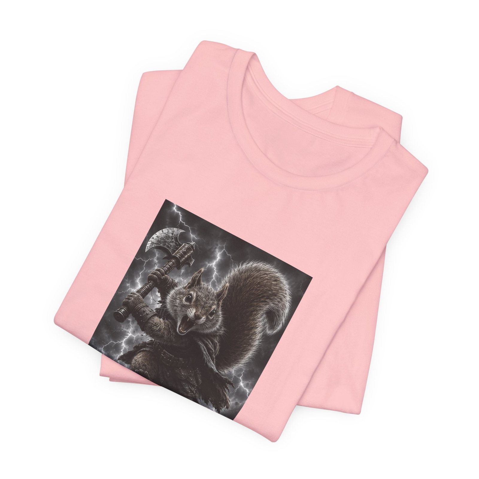 Epic Squirrel Warrior With Axe Graphic Tee - Image 43