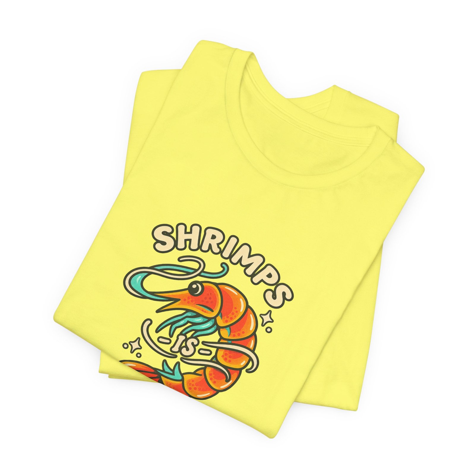 Shrimps Is Bugs Cartoon Shrimp Meme Tee - Image 19