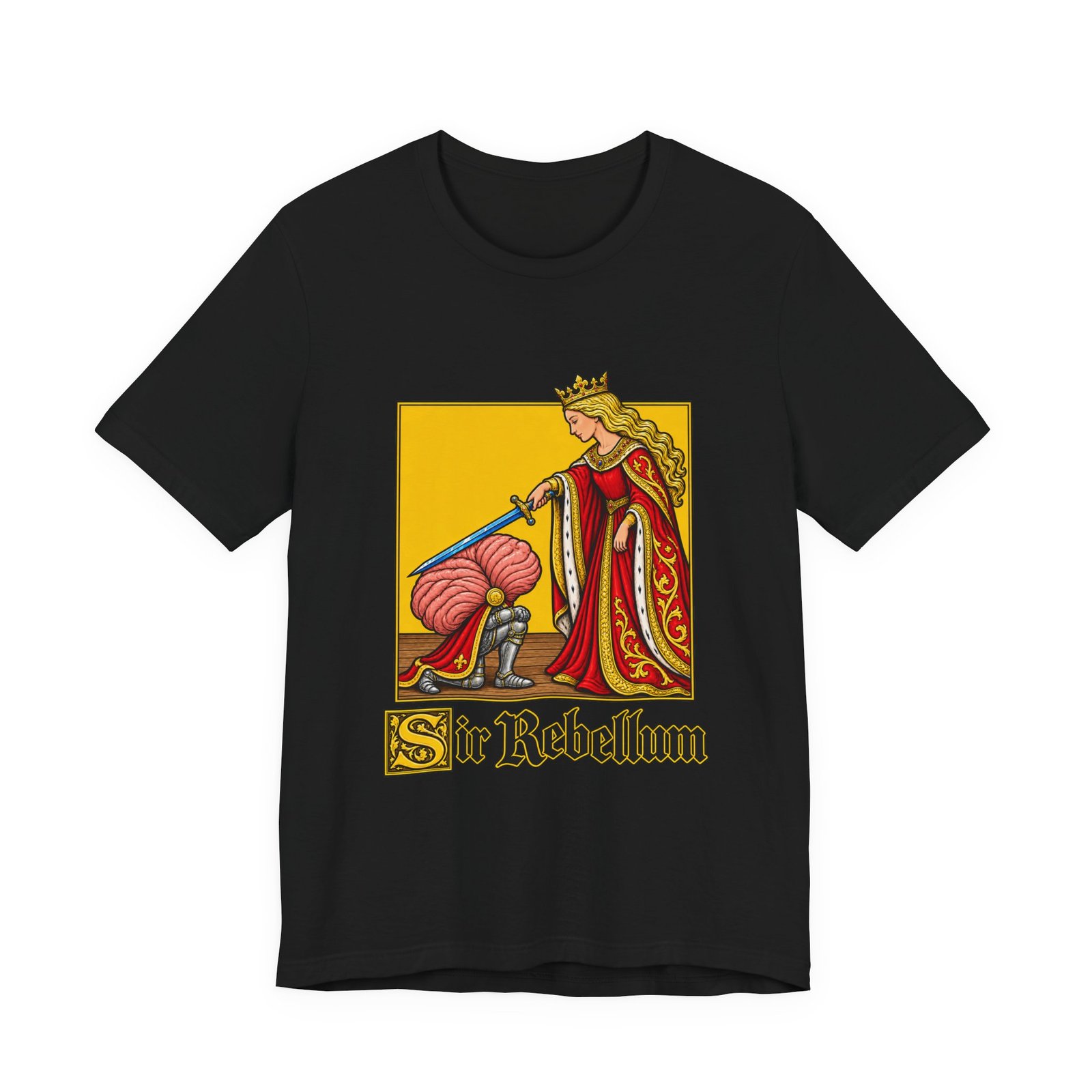 Medieval Cerebellum Knight Anatomy Pun Tee - Image 13