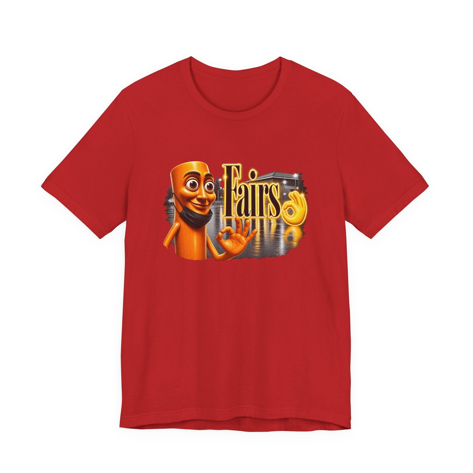 Fairs OK Hand Tung Sahur Brainrot Graphic Tee - Image 45