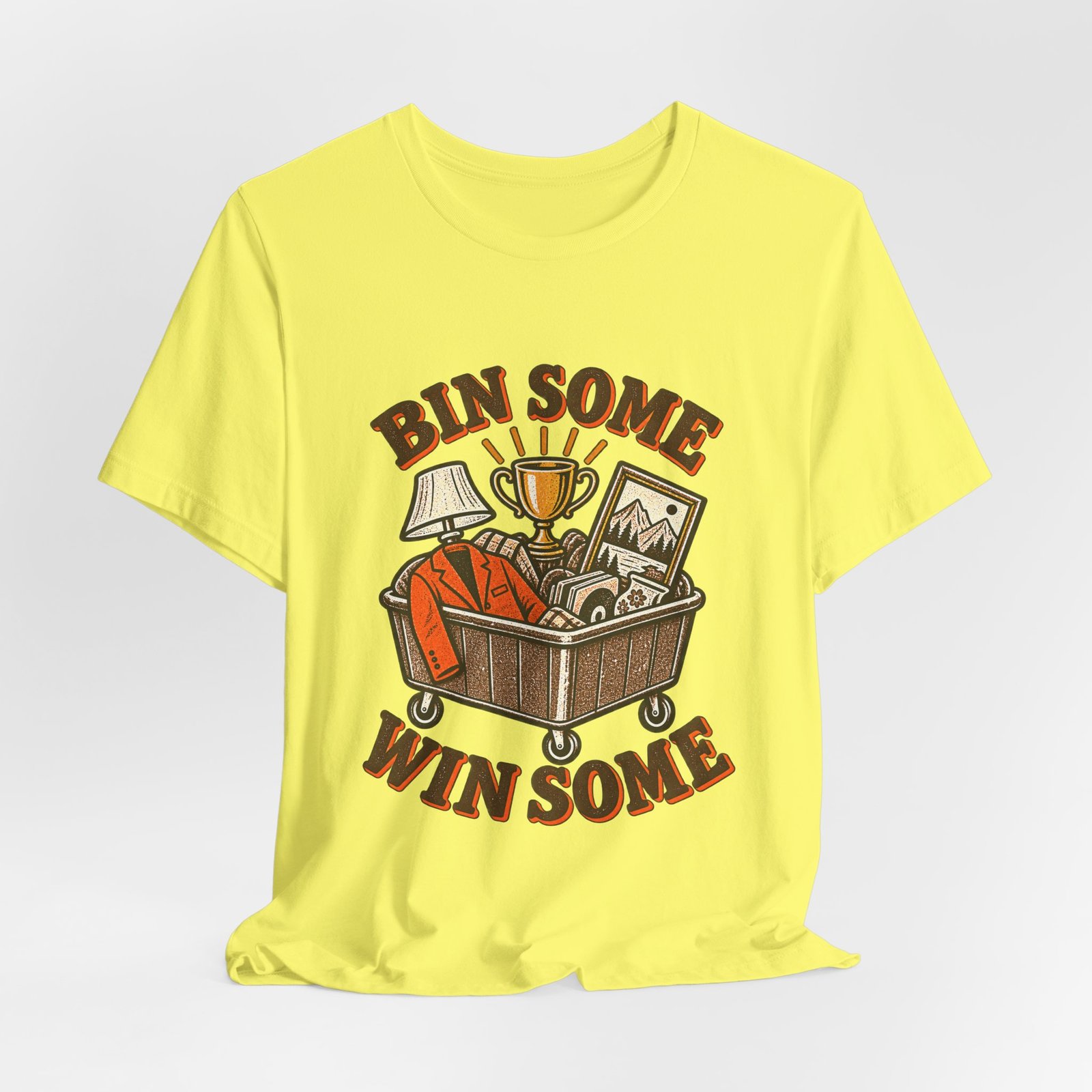 Bin Some Win Some Thrift Humor Graphic Tee - Image 12