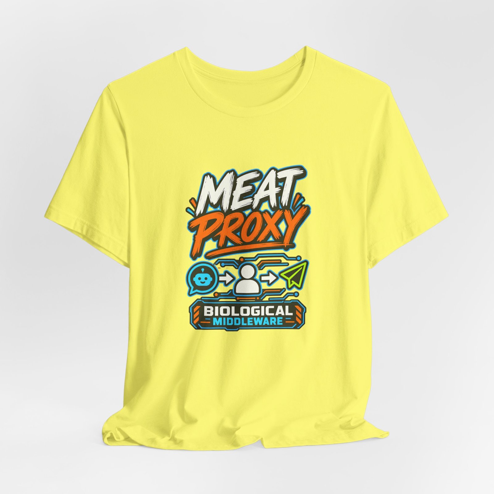 Meat Proxy Human AI Relay Graphic Tee - Image 20
