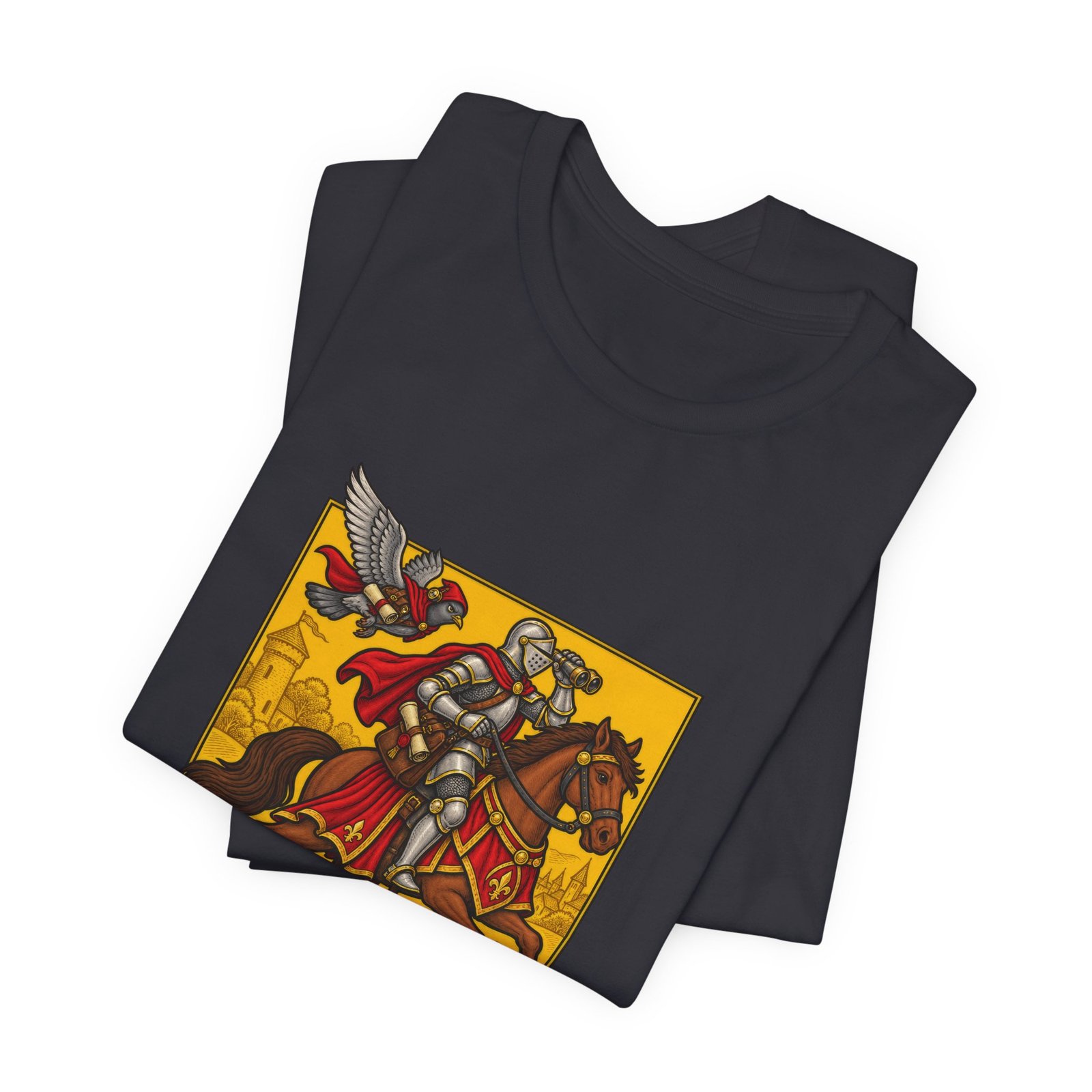 Sir Veillance Pigeon Medieval Knight Binoculars Design - Image 23