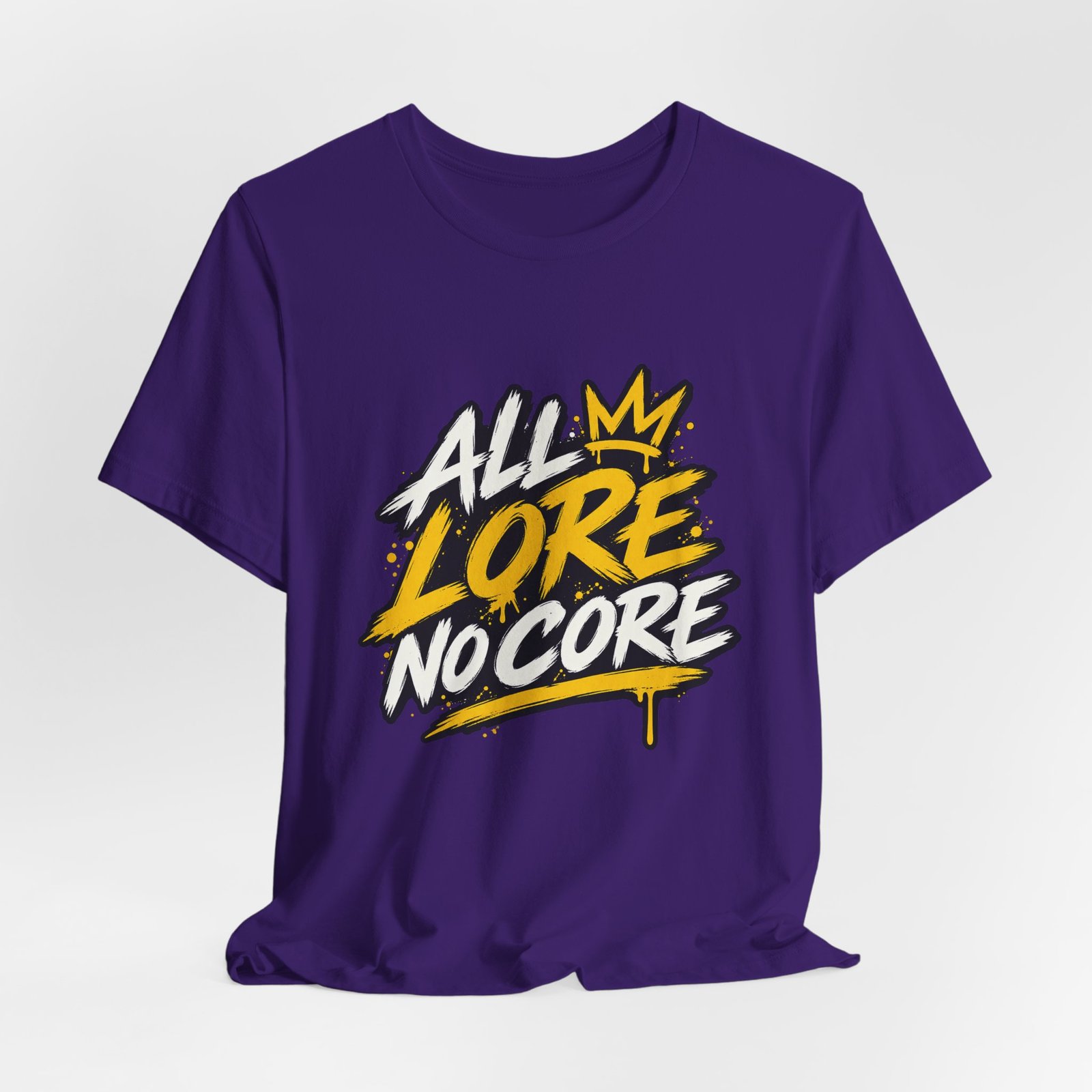 All Lore No Core Graffiti Larp Humor Graphic - Image 40