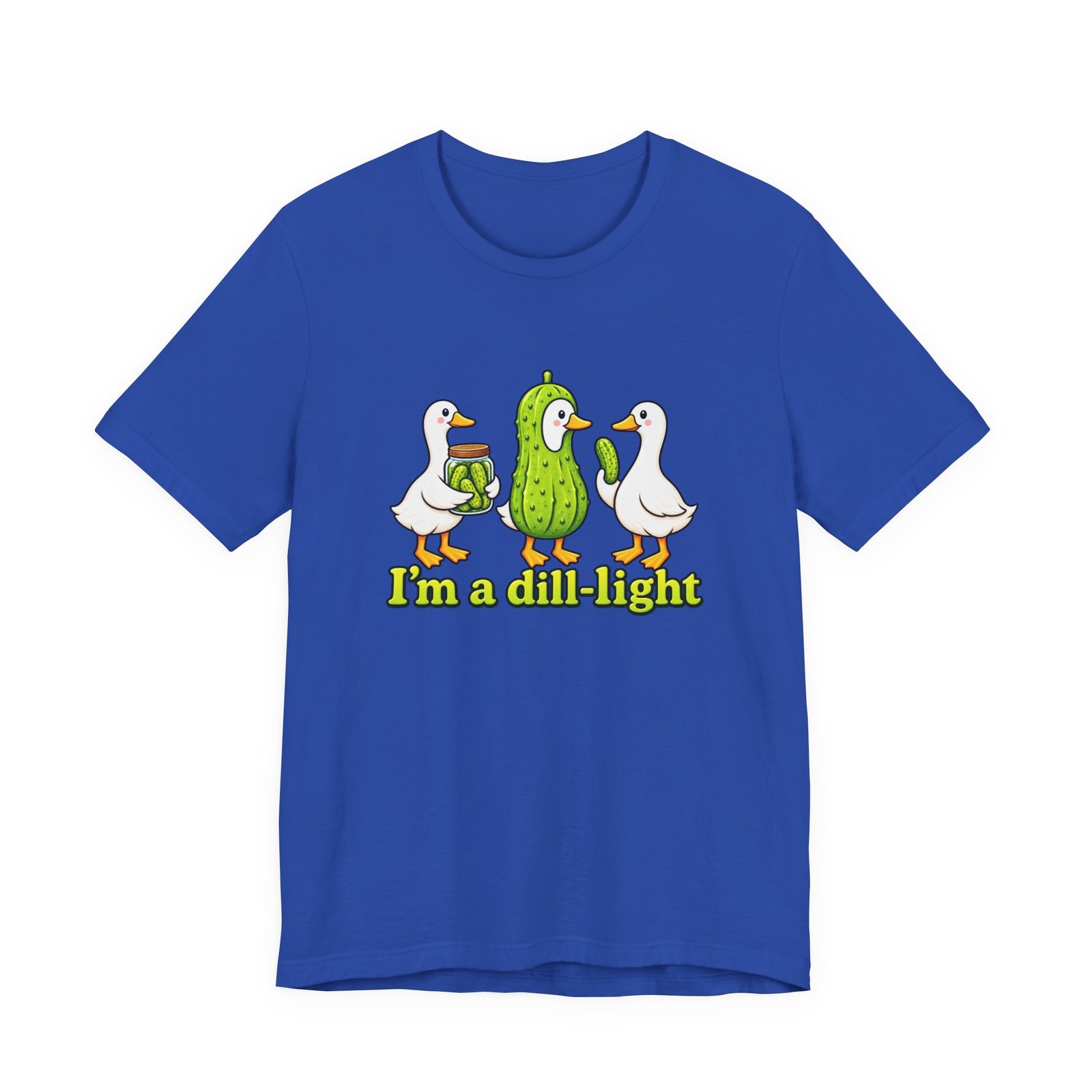 I'm A Dill-Light Funny Goose Pickle Pun Graphic Tee - Image 29
