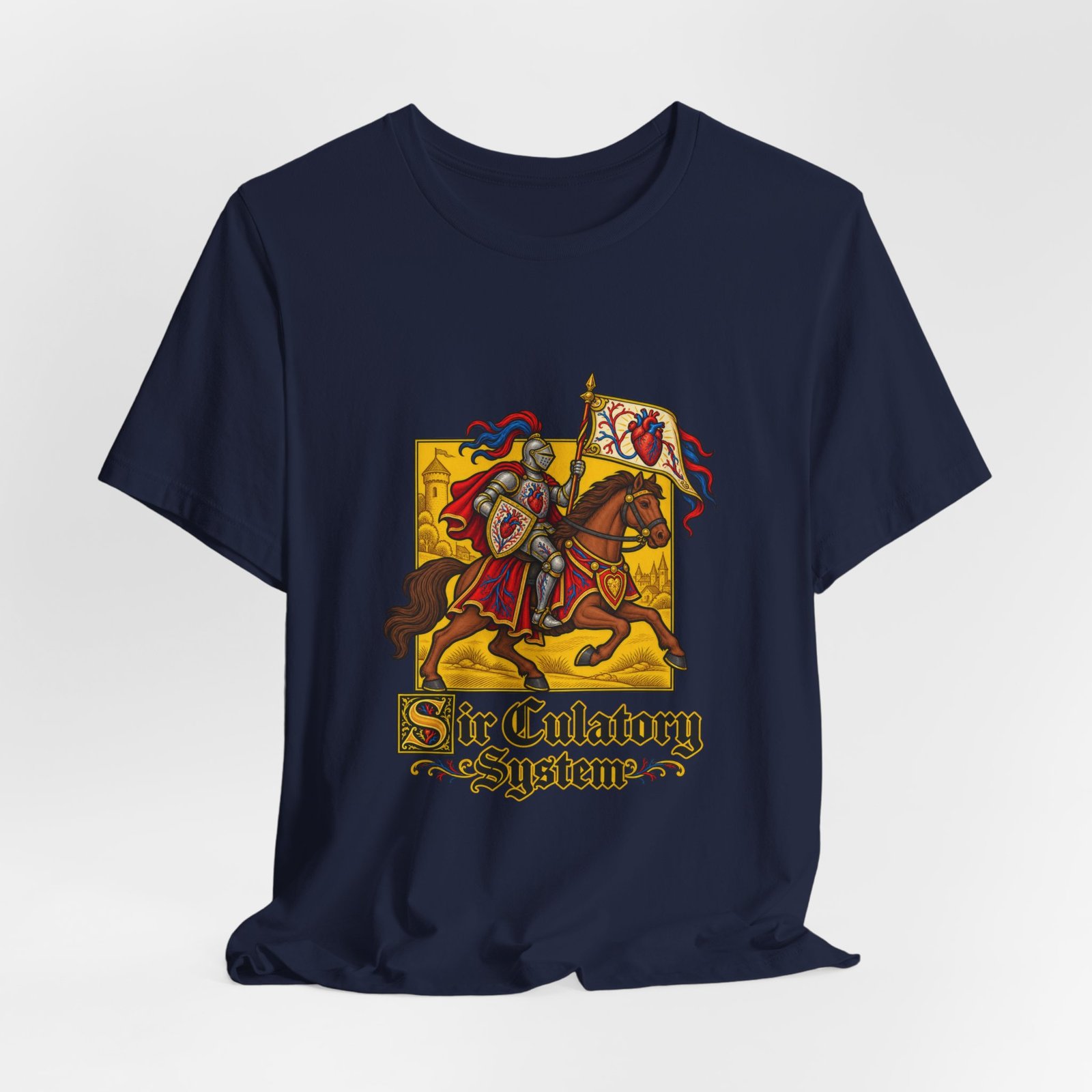 Sir Culatory System Medieval Knight Anatomy Pun - Image 36