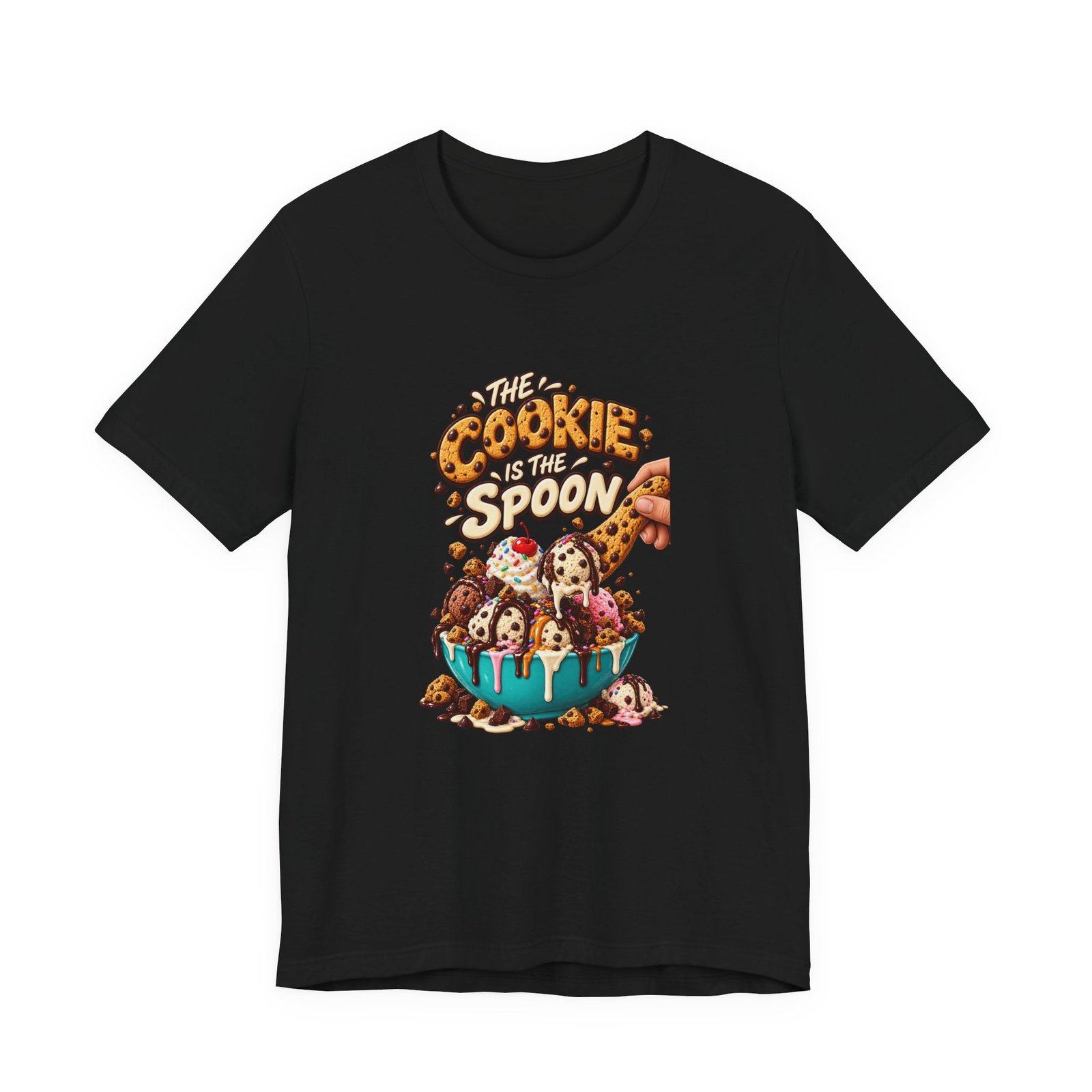 The Cookie Is the Spoon Ice Cream Dessert Graphic - Image 13