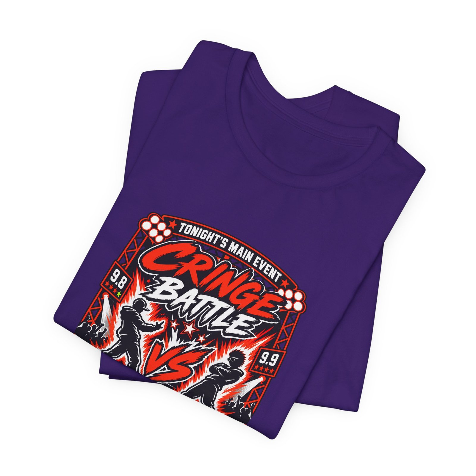 Tonight's Main Event Cringe Battle Championship Graphic Tee - Image 39