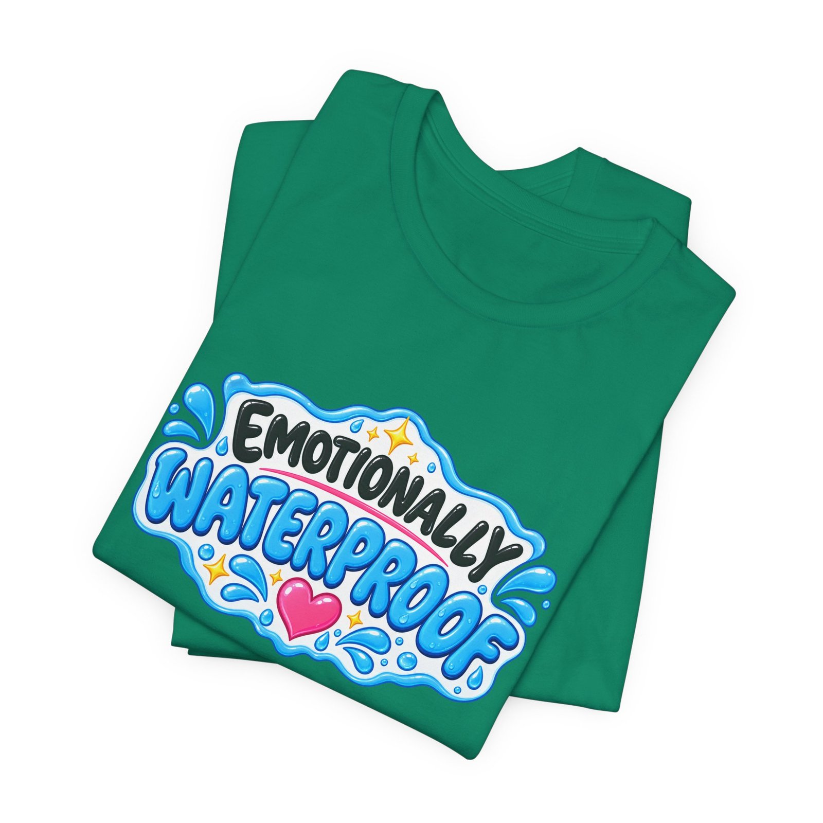 Emotionally Waterproof Makeup Humor Graphic Tee - Image 27