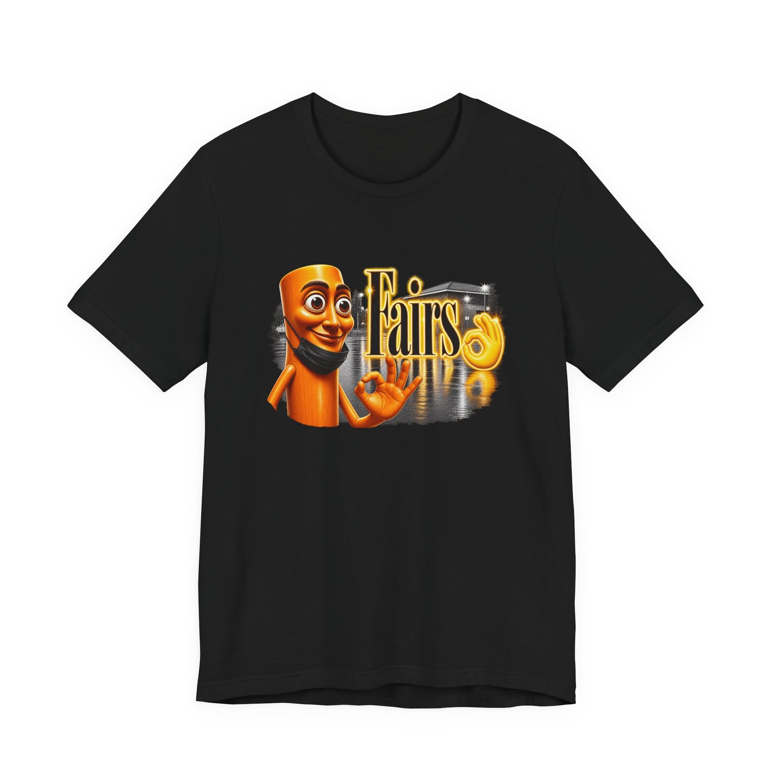 Fairs OK Hand Tung Sahur Brainrot Graphic Tee - Image 13
