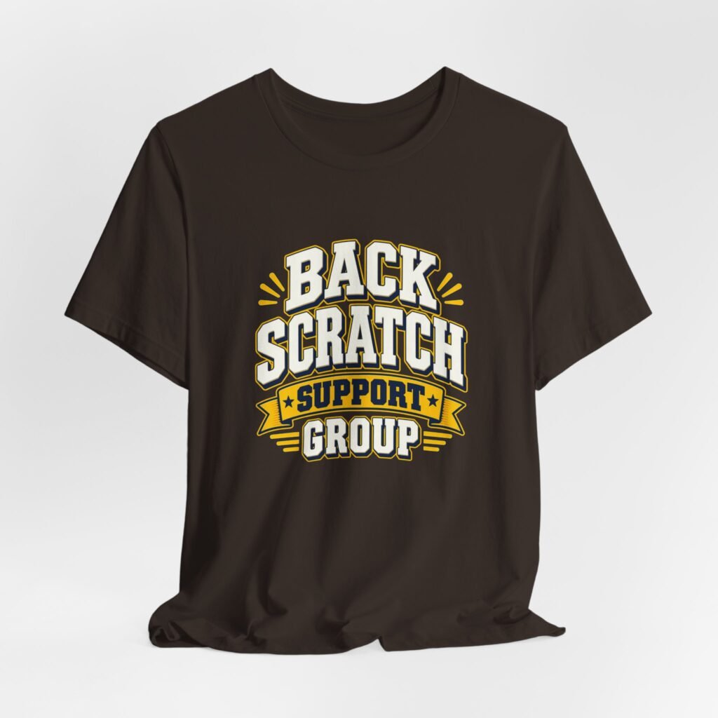 Back Scratch Support Group Badge Graphic