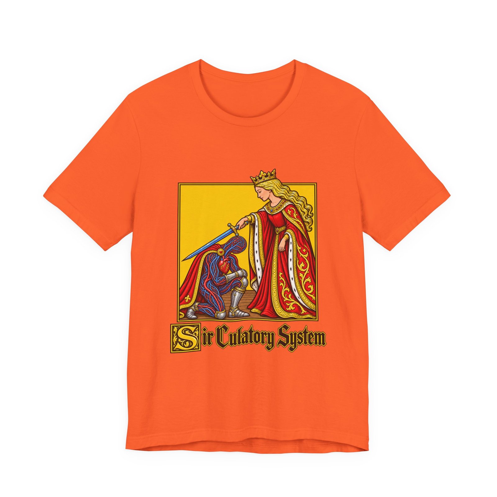 Sir Culatory System Funny Circulatory Anatomy Pun Graphic Tee - Image 5